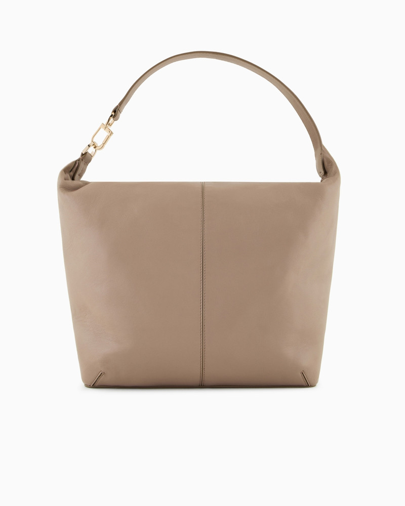 ASV LA PRIMA SOFT LARGE HOBO BAG IN PATENT NAPPA LEATHER 3