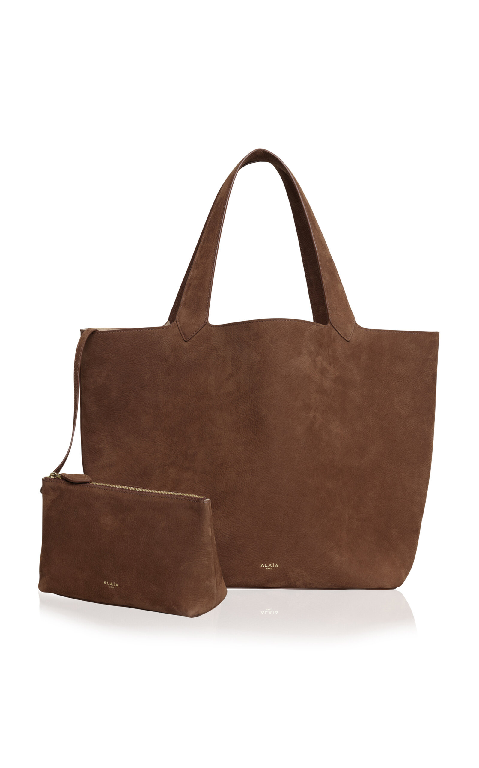 Nubuck Tote Bag brown - 3