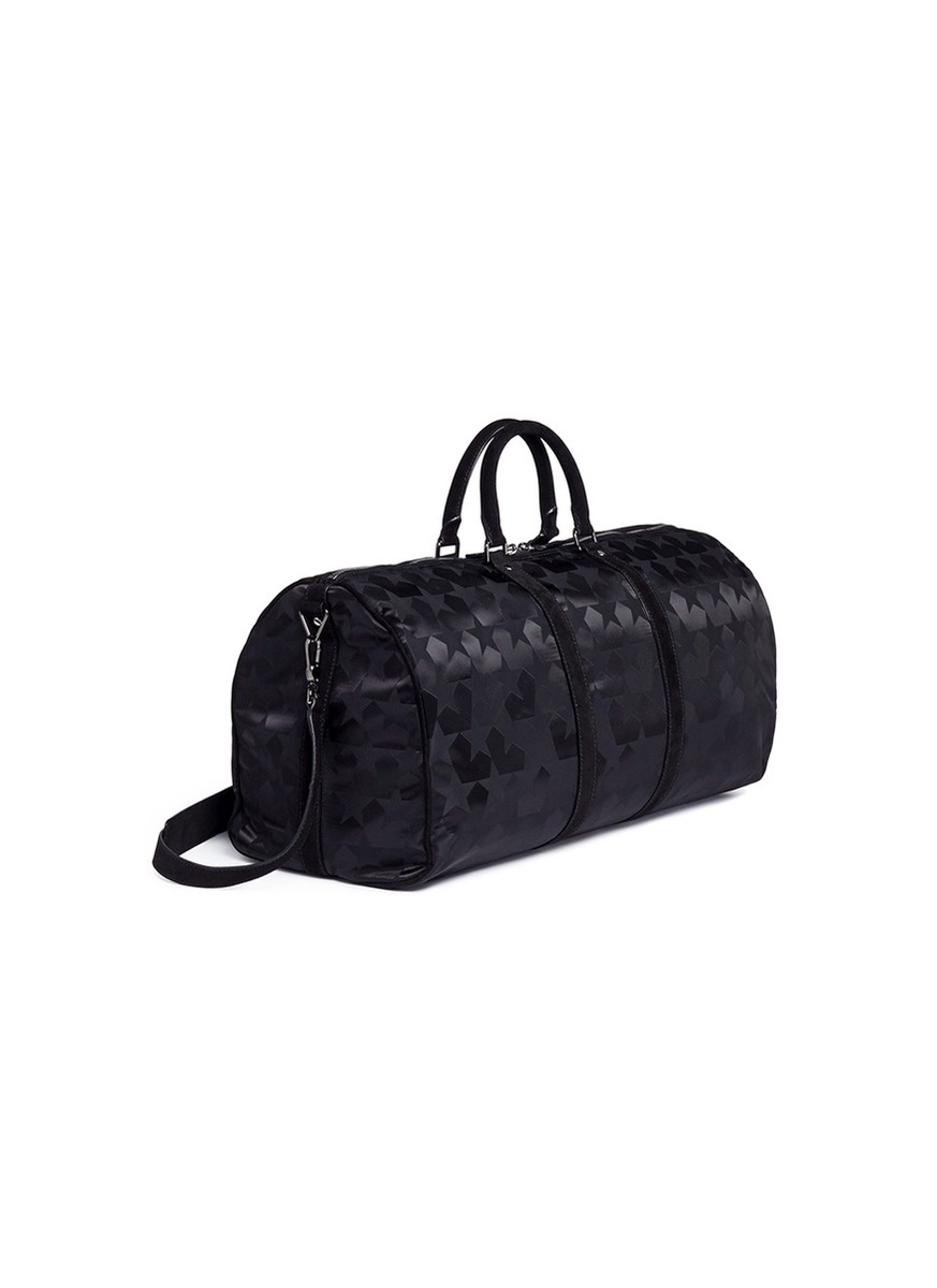 STAR JACQUARD DUFFLE BAG - 4