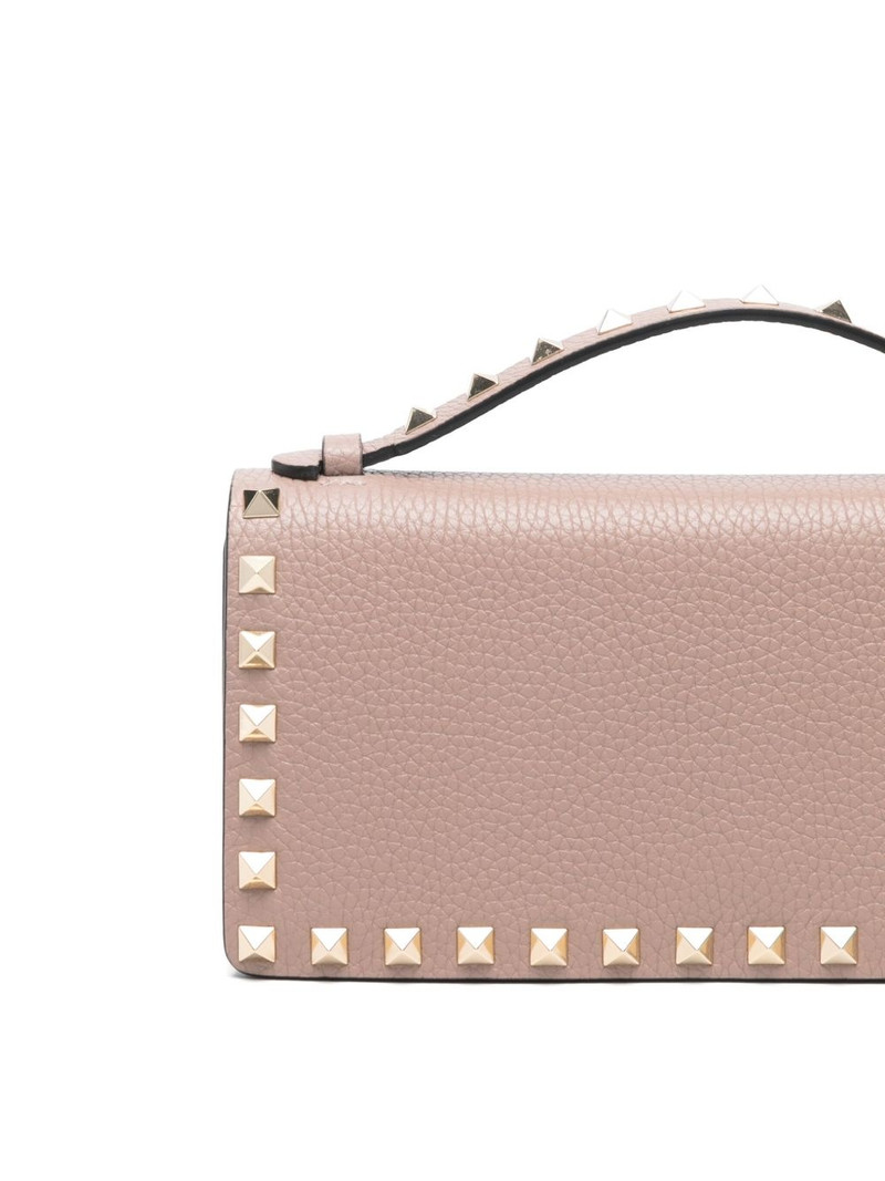 Rockstud-embellished clutch bag 4