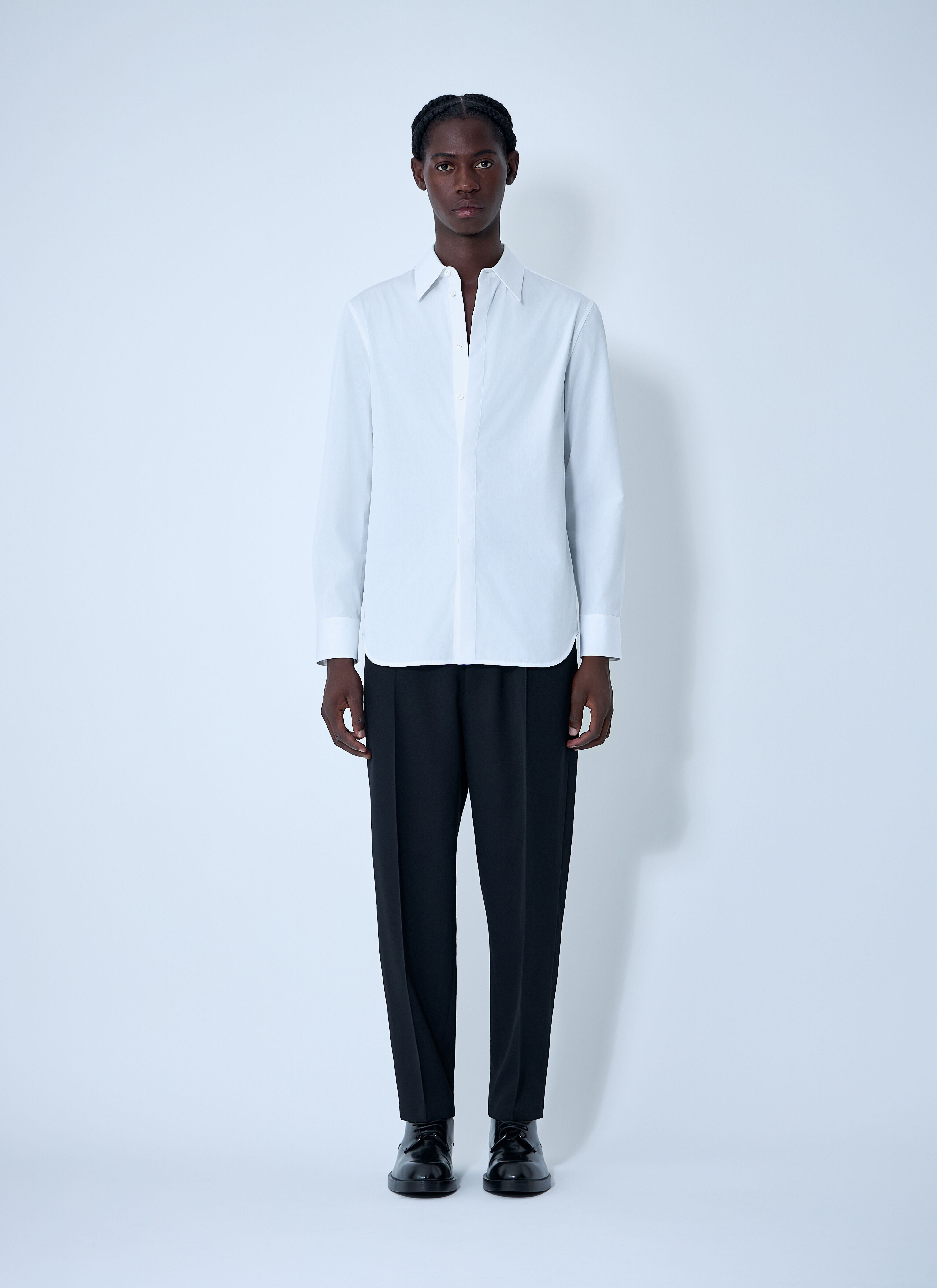 Cotton Button-Down Shirt - 2
