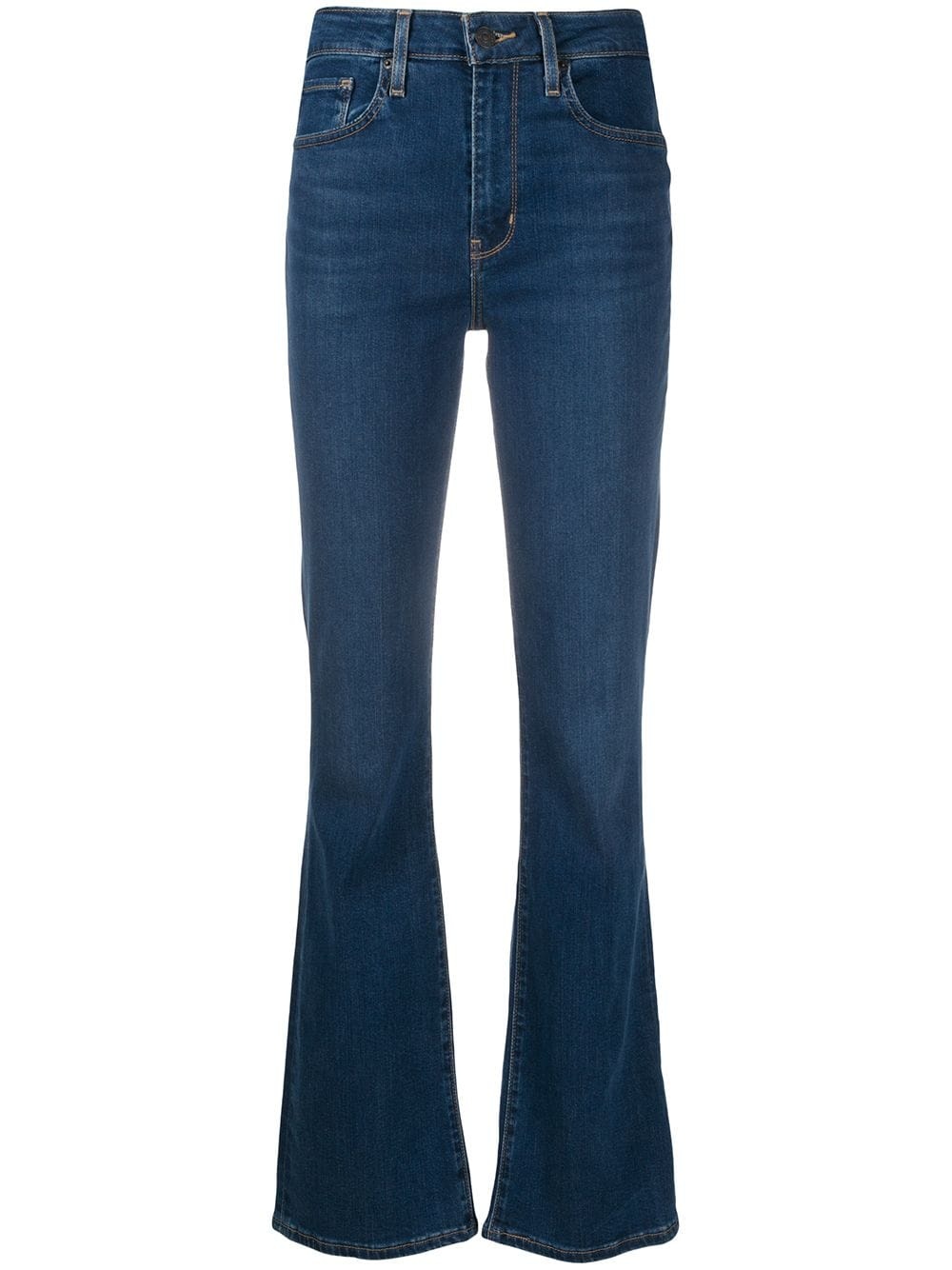 high rise slim fit jeans - 1