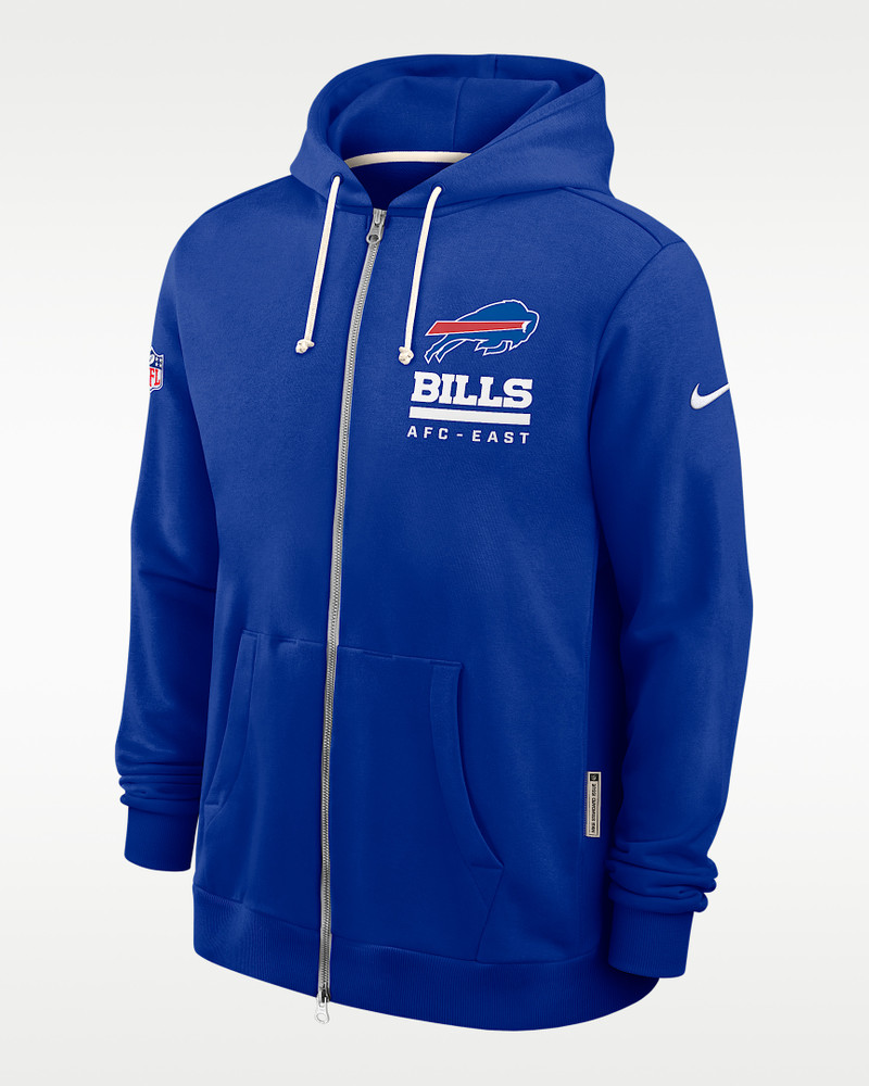 Buffalo Bills Utility Player Sideline Men's Nike Dri-FIT NFL Full-Zip Hoodie 1