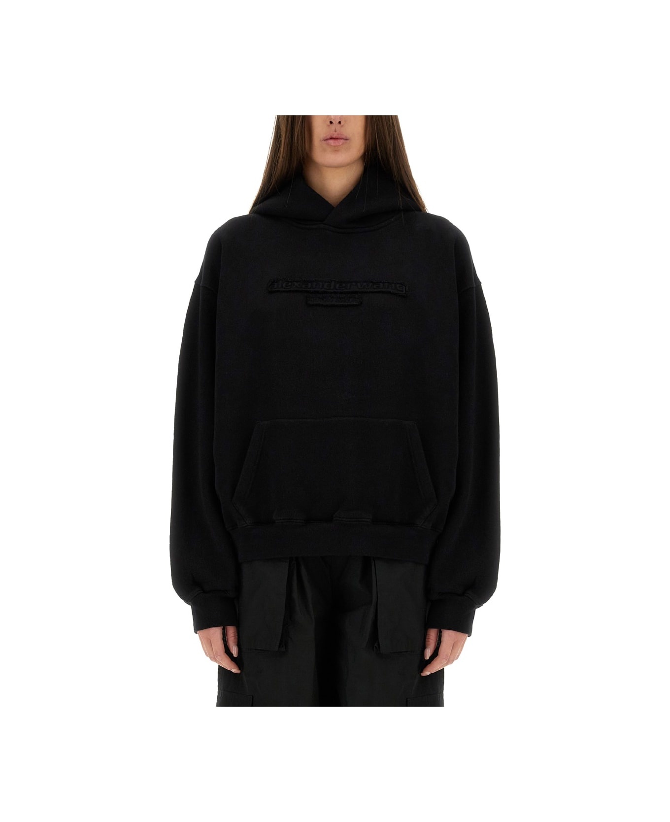 Sweatshirt With Embossed Logo - 1