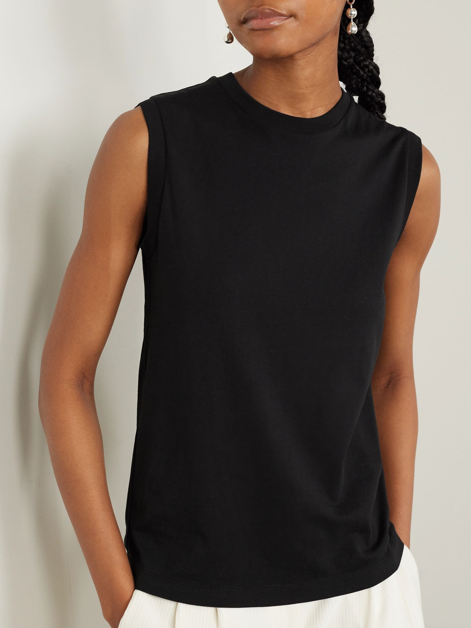 Organic cotton-jersey T-shirt Black - 3
