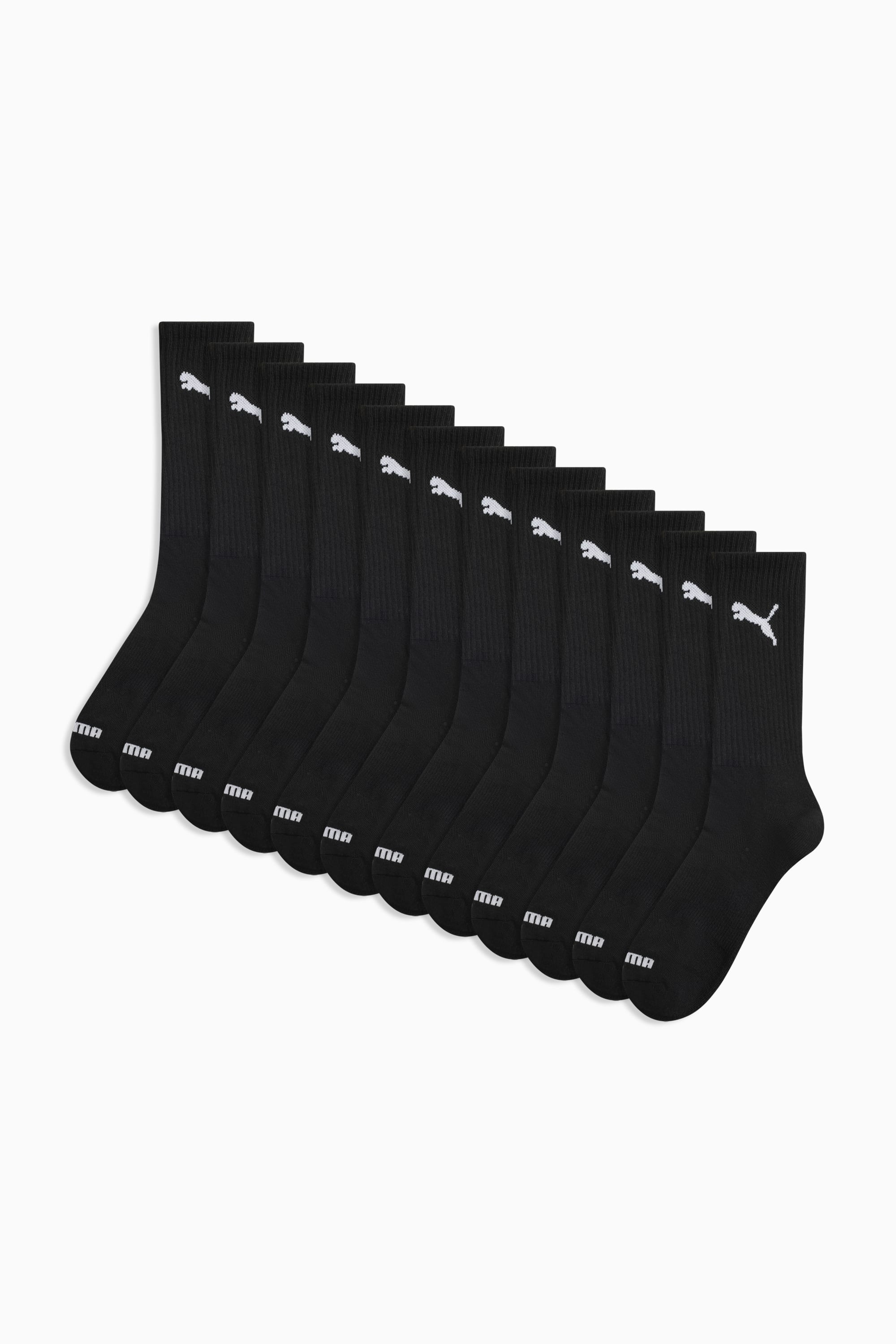 Men's Half-Terry Crew-Length Socks [3 Pairs] - 1