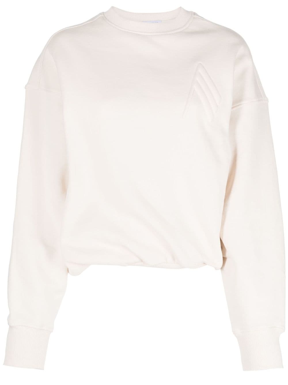 Maeve logo-embossed cotton sweatshirt - 1