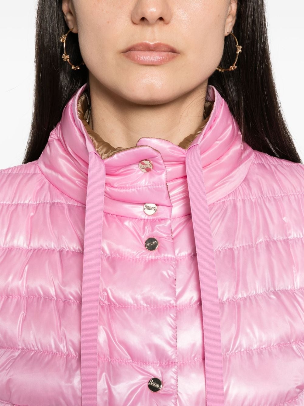 reversible puffer gilet - 5