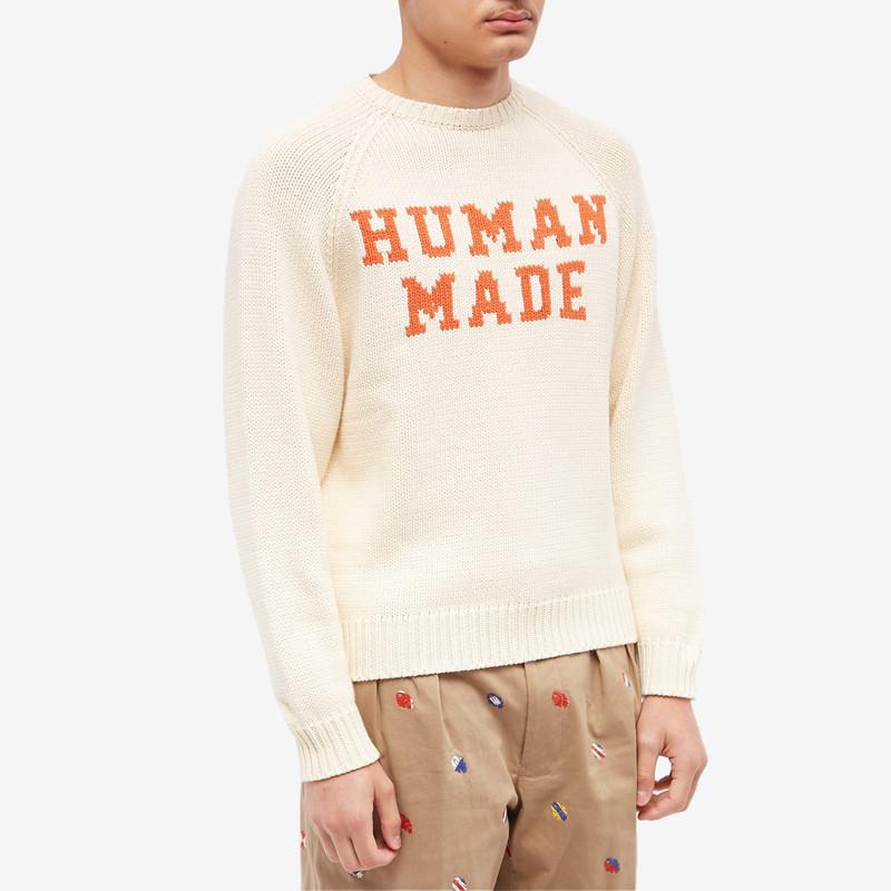 Human Made Bear Raglan Knit Sweater 2