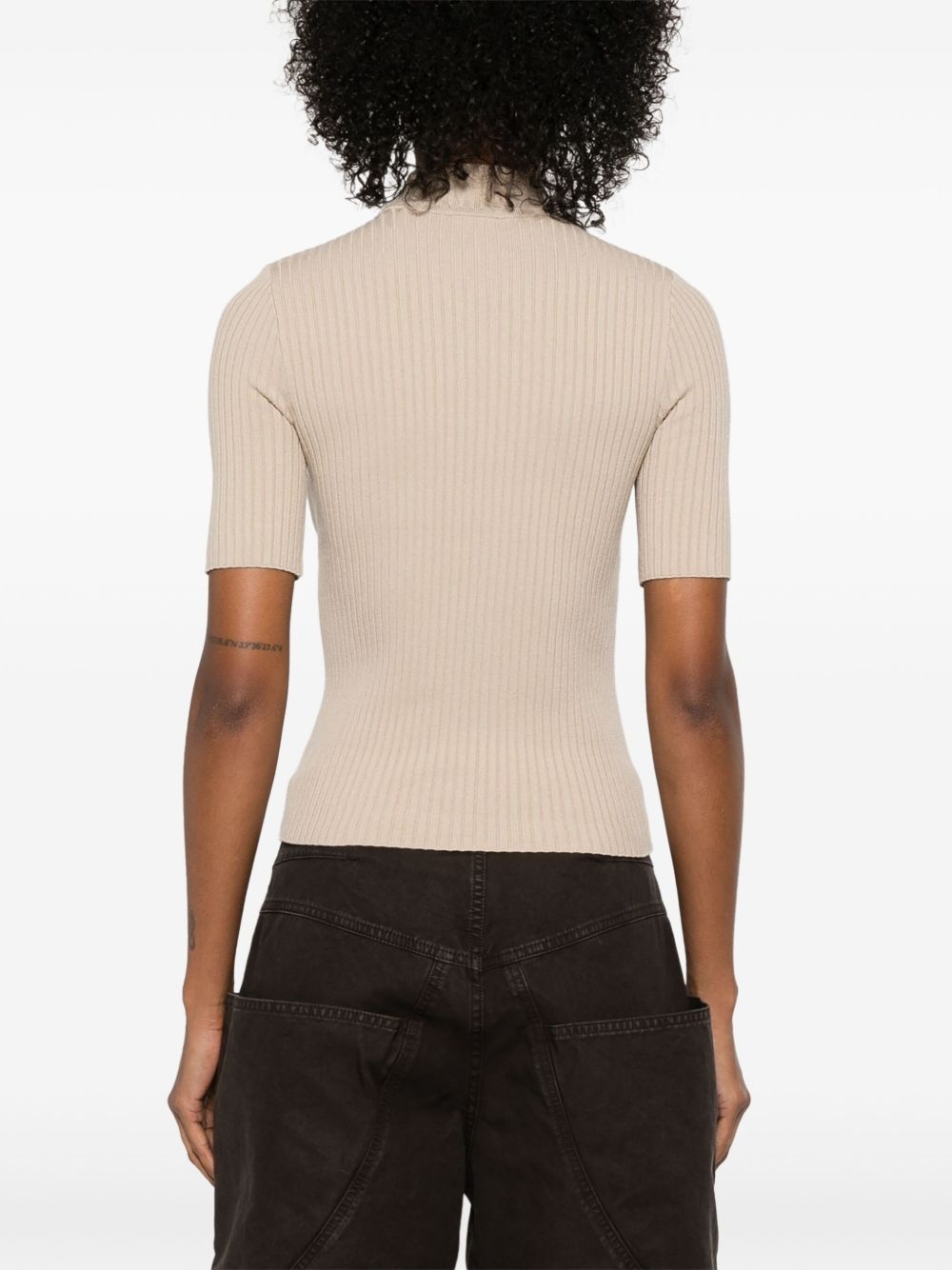 Reedition ribbed T-shirt - 4