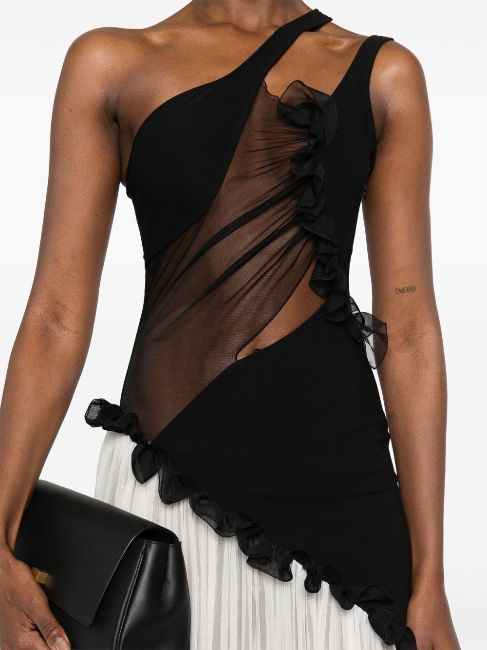 asymmetric maxi dress - 5