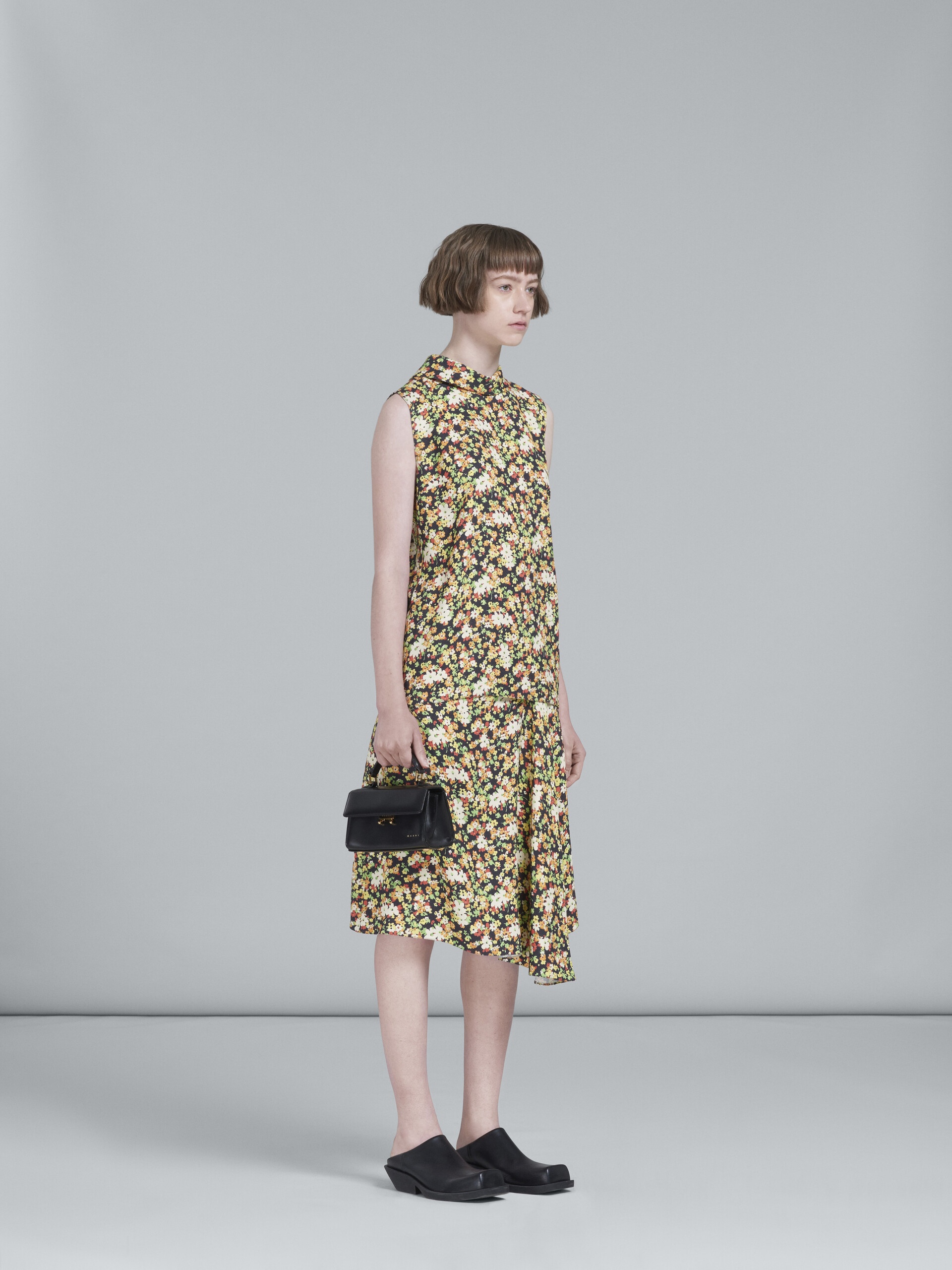 LOVERS PRAIRIE PRINT SKIRT WITH GODET HEM - 5