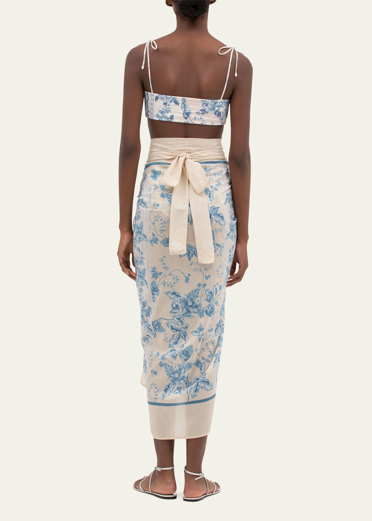 Lavanda Bougainvillea Pareo Coverup - 3