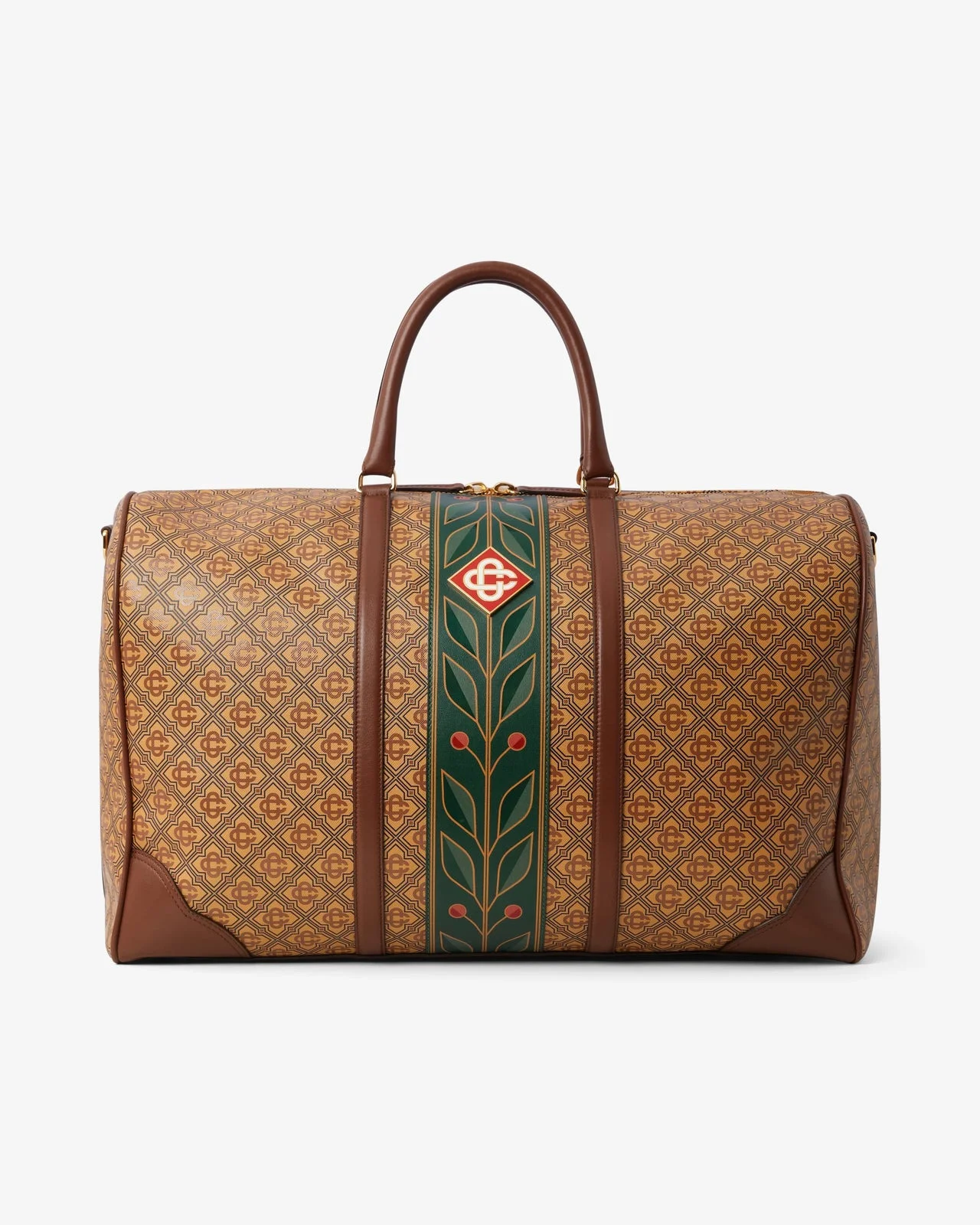 Beige Monogram Weekender Bag - 1