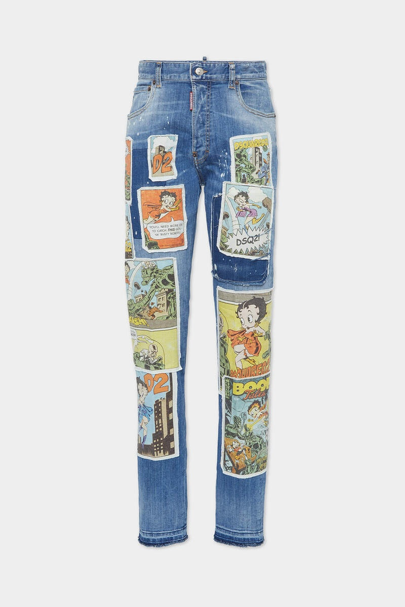 BETTY BOOP WASH 5 POCKETS JEANS 1