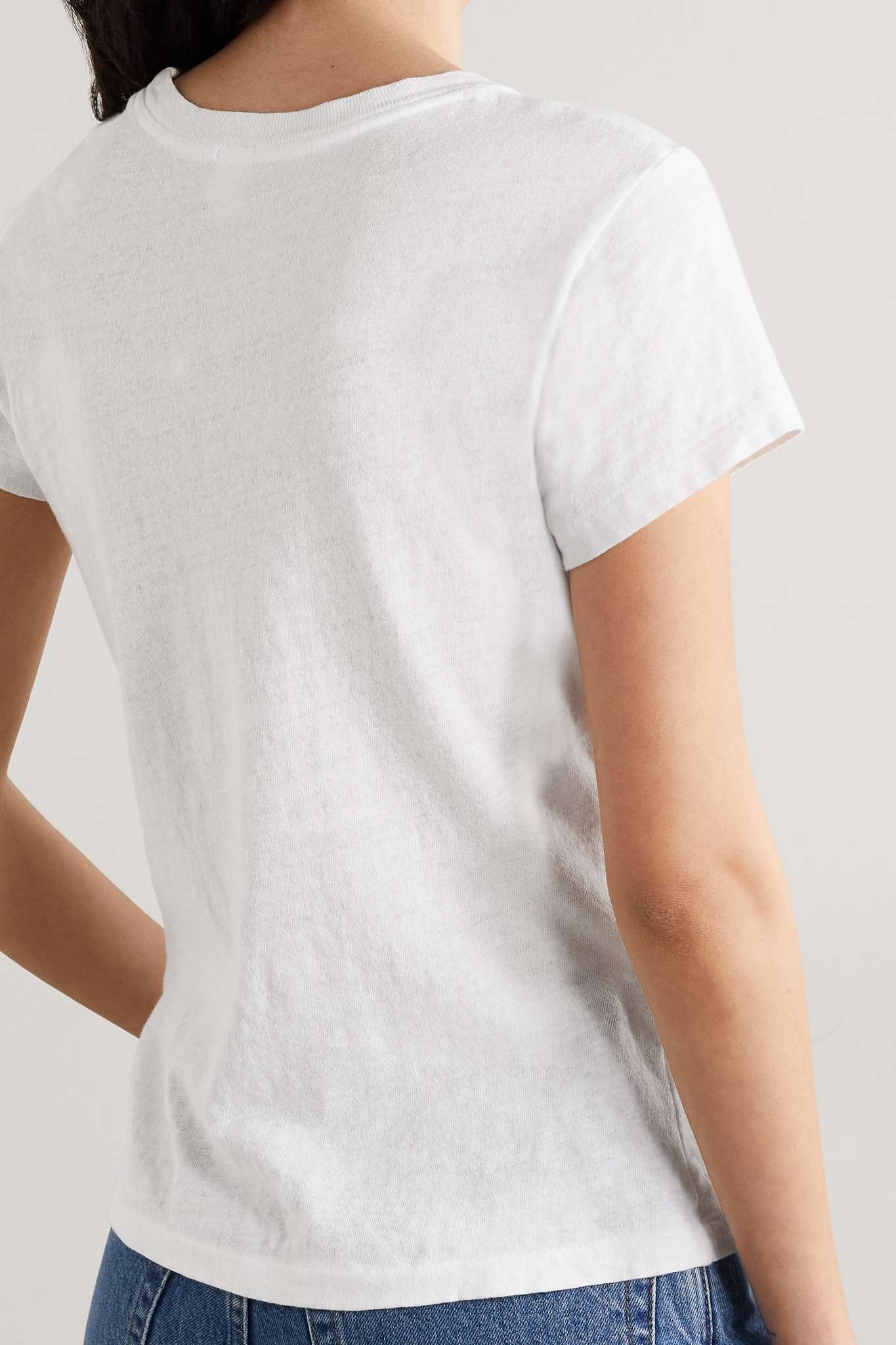 + Hanes 1960s cotton-jersey T-shirt - 4