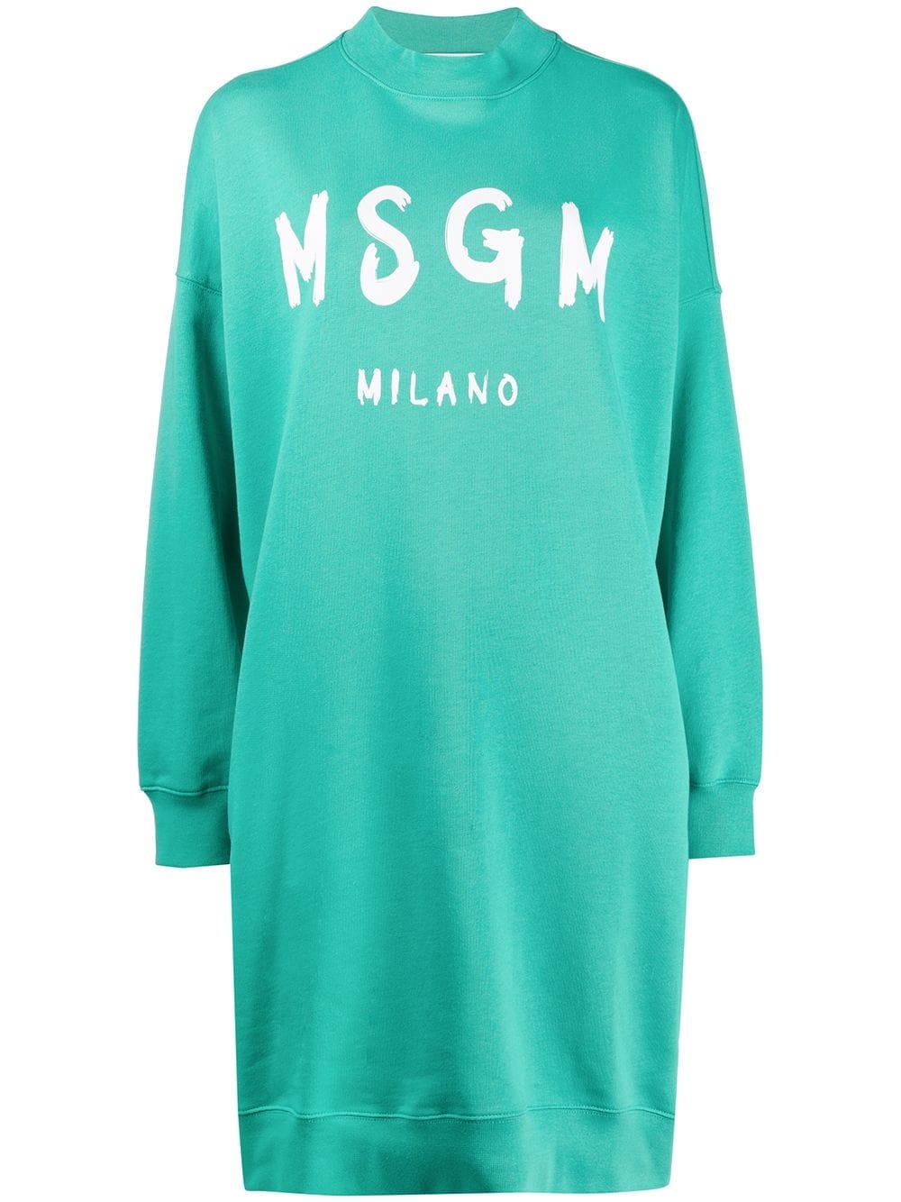 logo sweater dress - 1