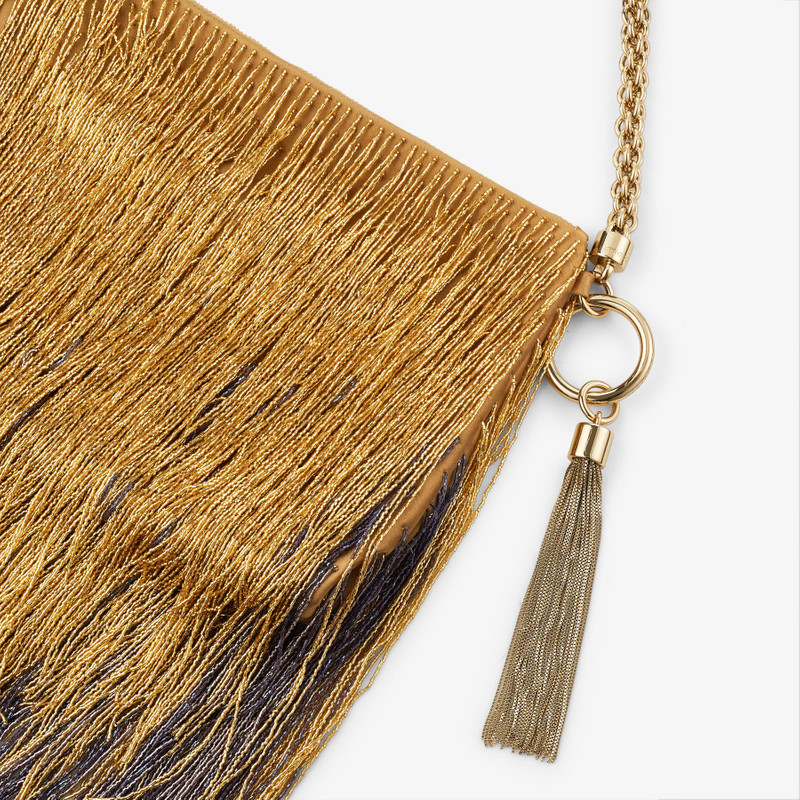 Callie Shoulder
Sunflower Satin Shoulder Bag with Crystal Fringe 3
