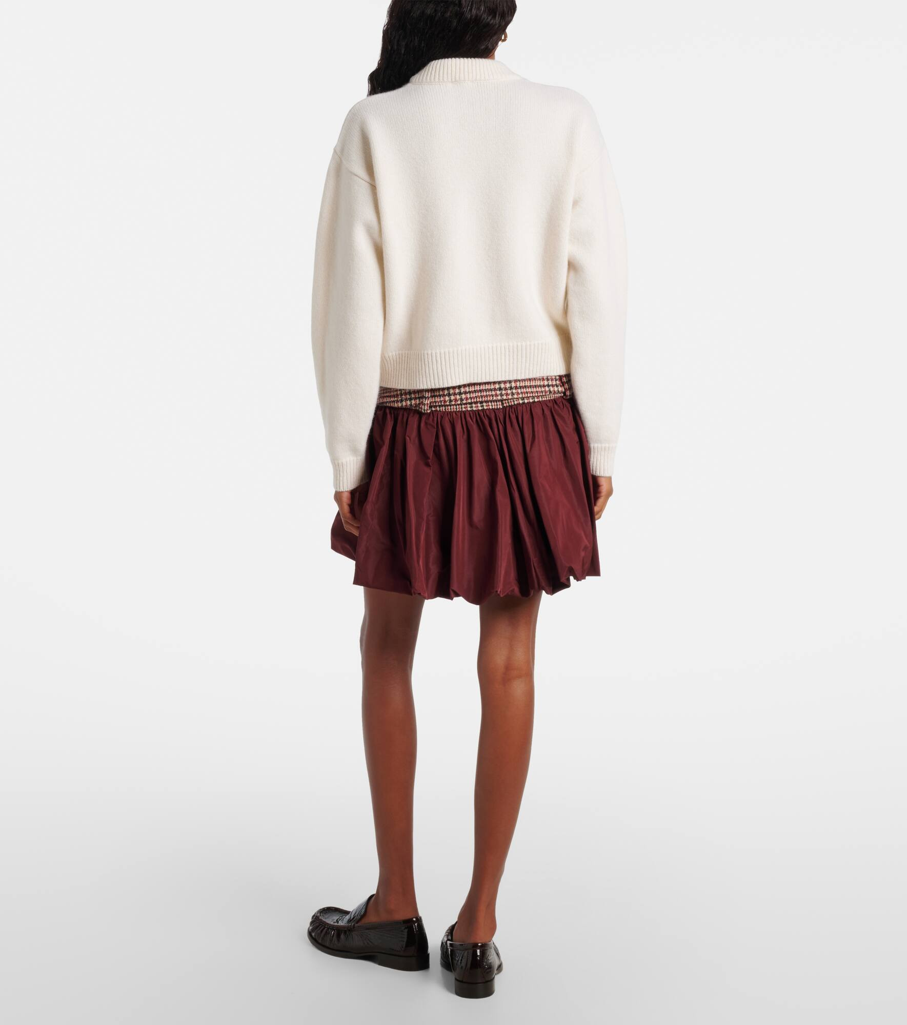 Logo wool and cashmere sweater - 3