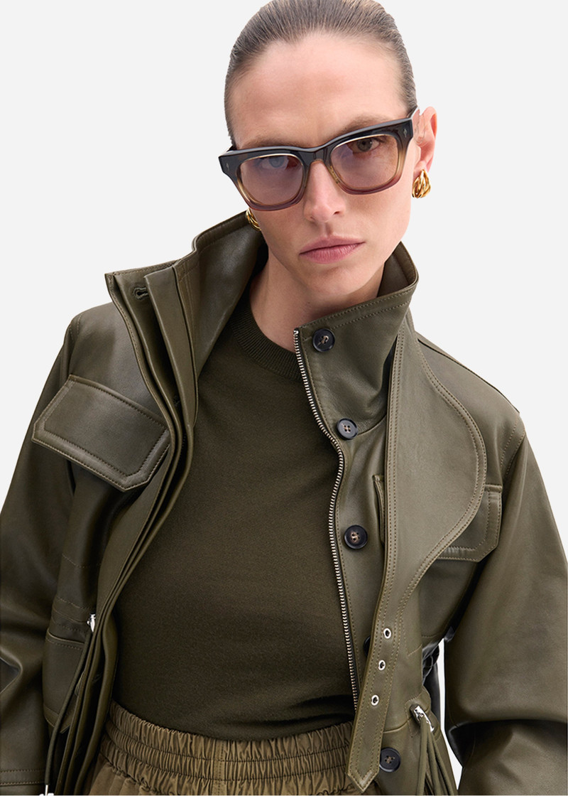 Military Jacket in Leather 5