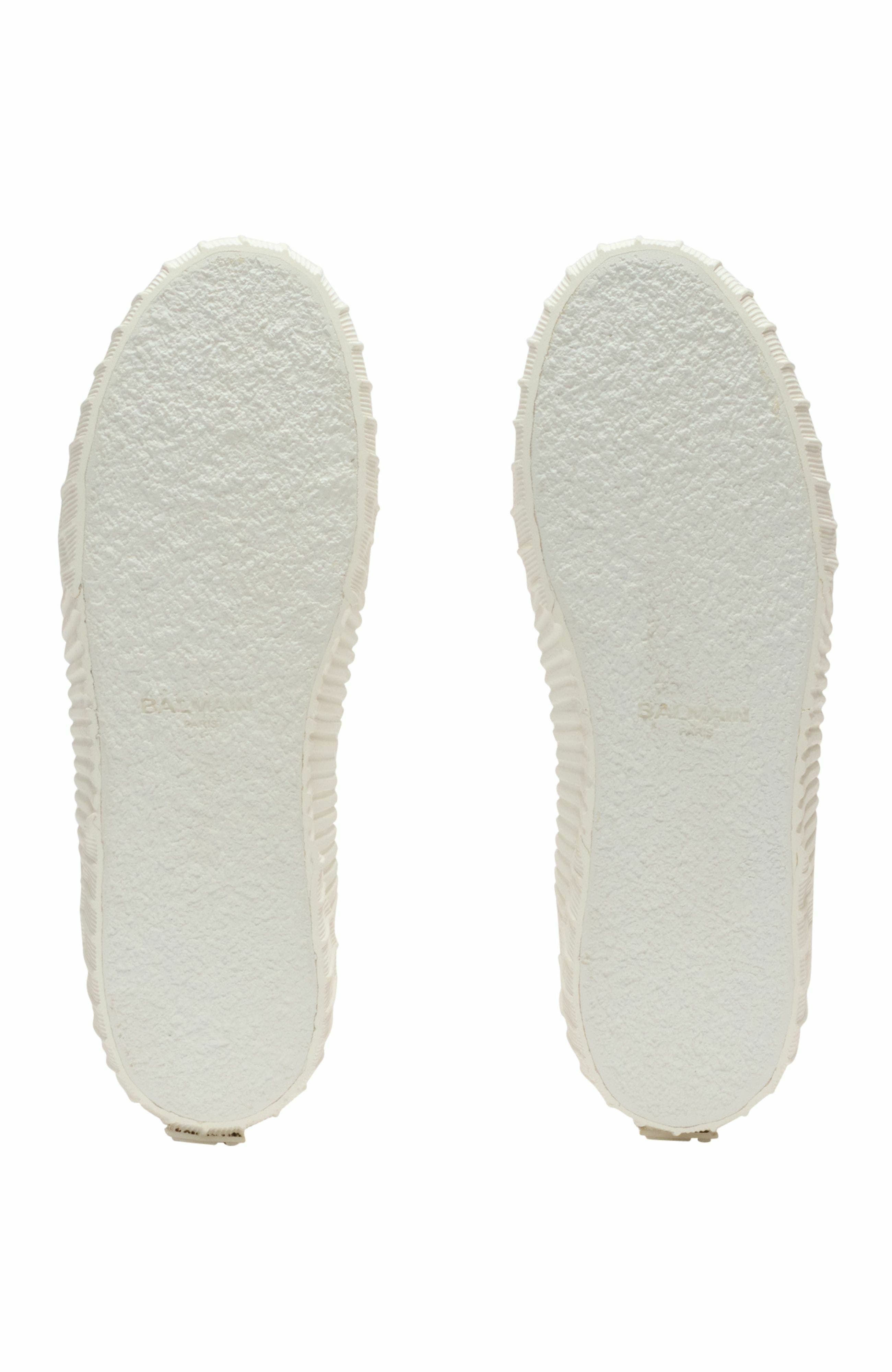 Balmain Riff Low canvas sneakers in White at Nordstrom - 6