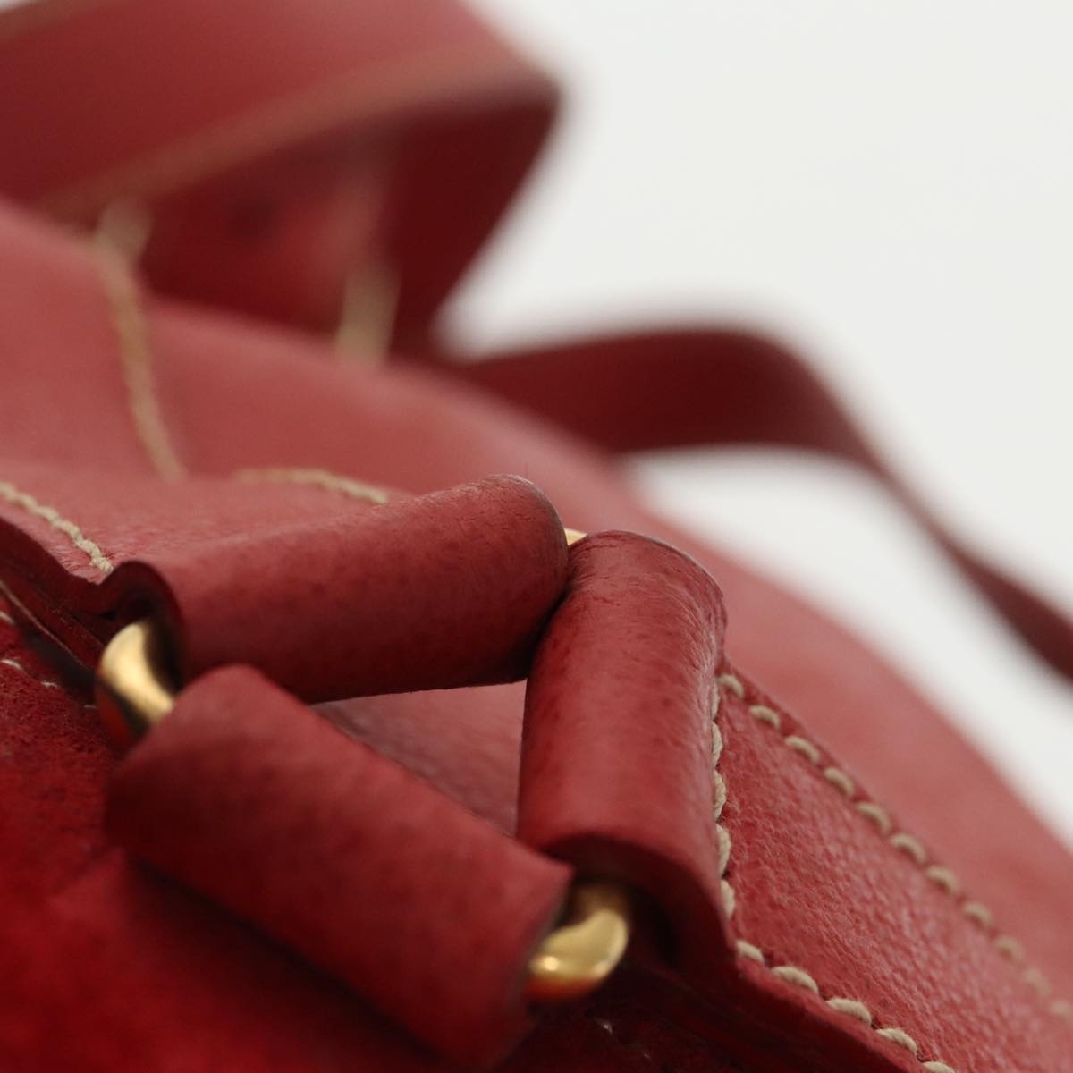 GUCCI Bamboo Backpack Suede Red Gold 003 58 003 58 - 10