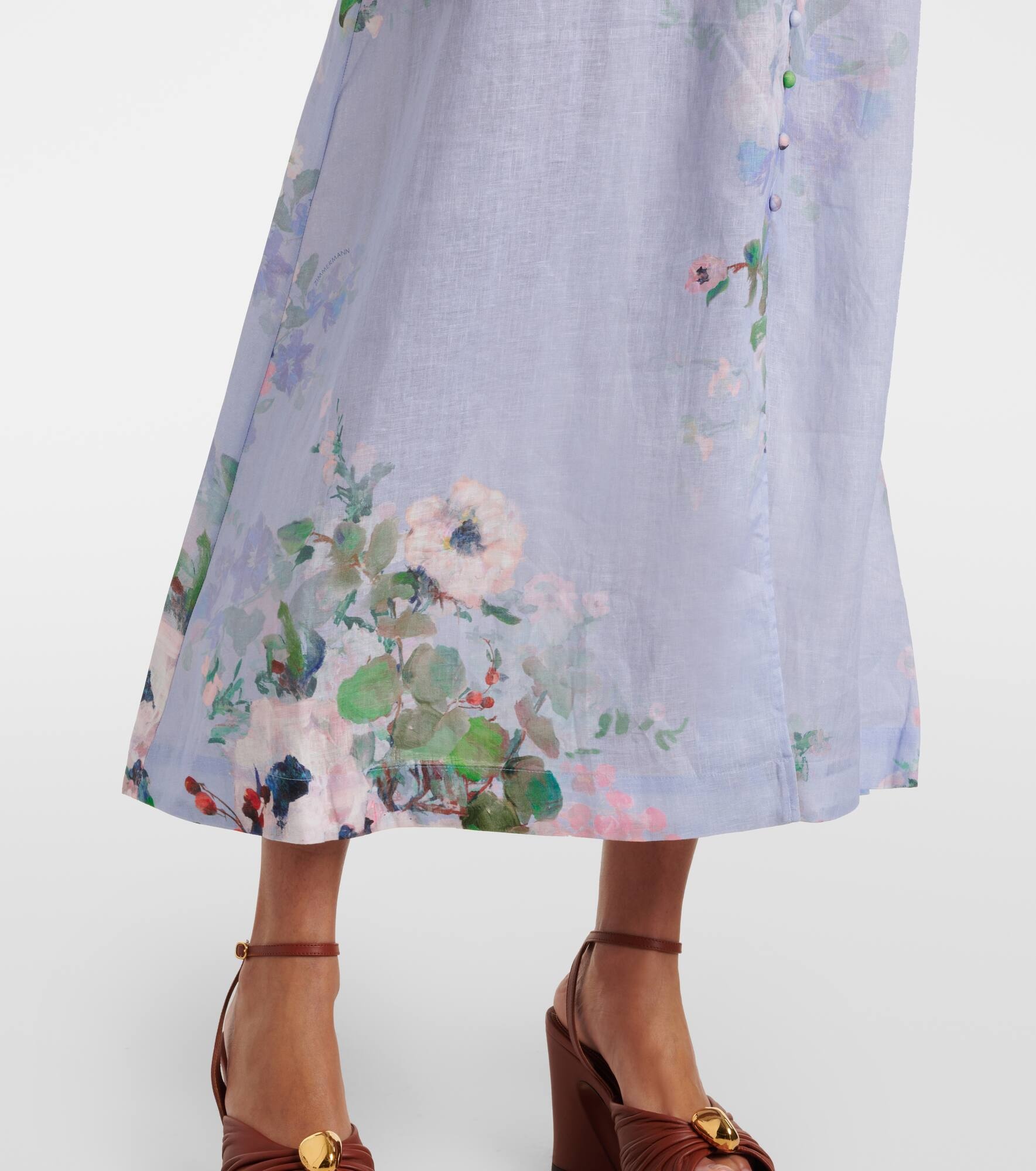 Everley linen midi dress - 5