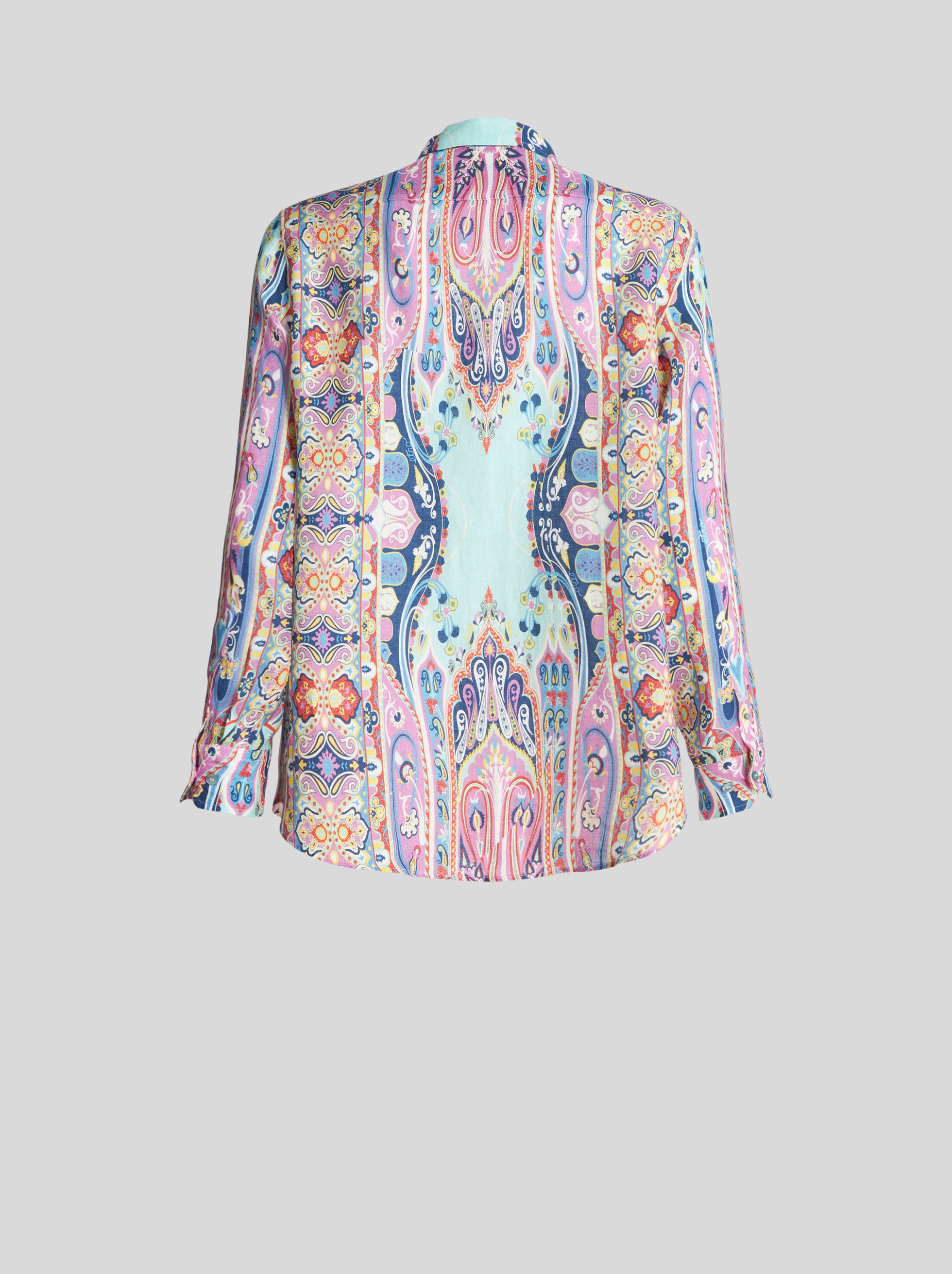 PAISLEY LINEN SHIRT - 5