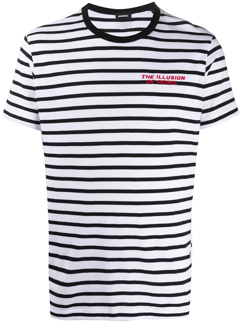 striped cotton t-shirt - 1