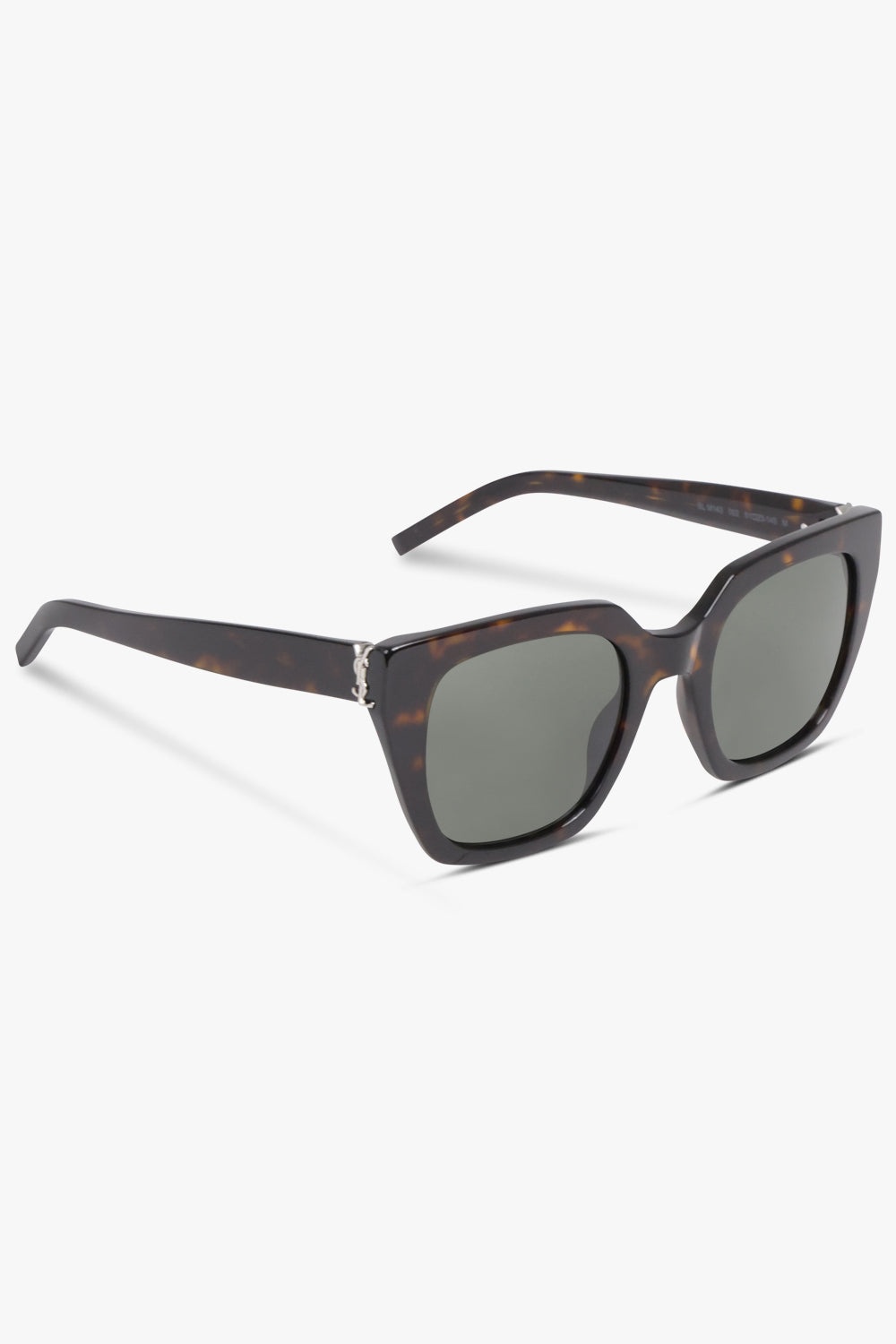 SL M143 SQUARE FRAME SUNGLASSES | DARK HAVANA/GREY - 2