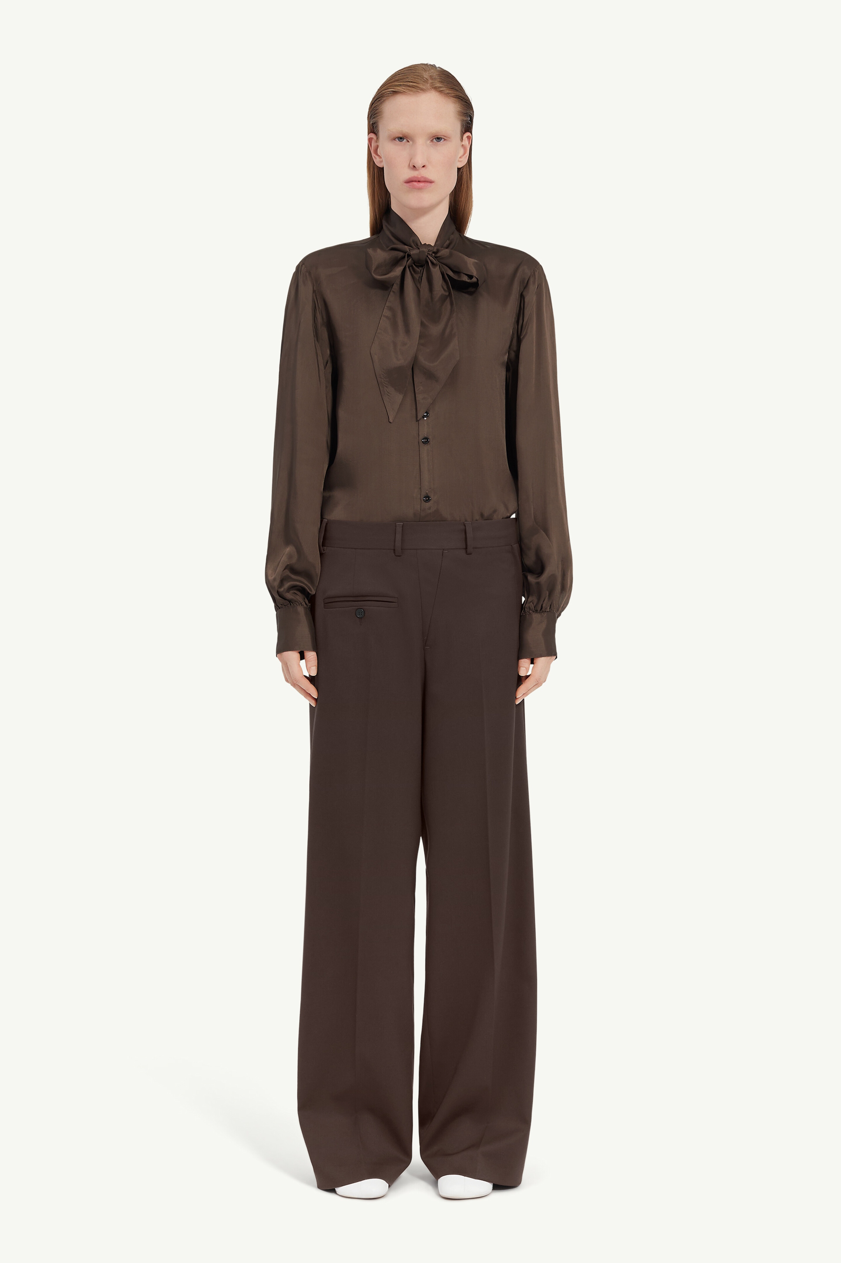 Twist wool blend trousers - 2