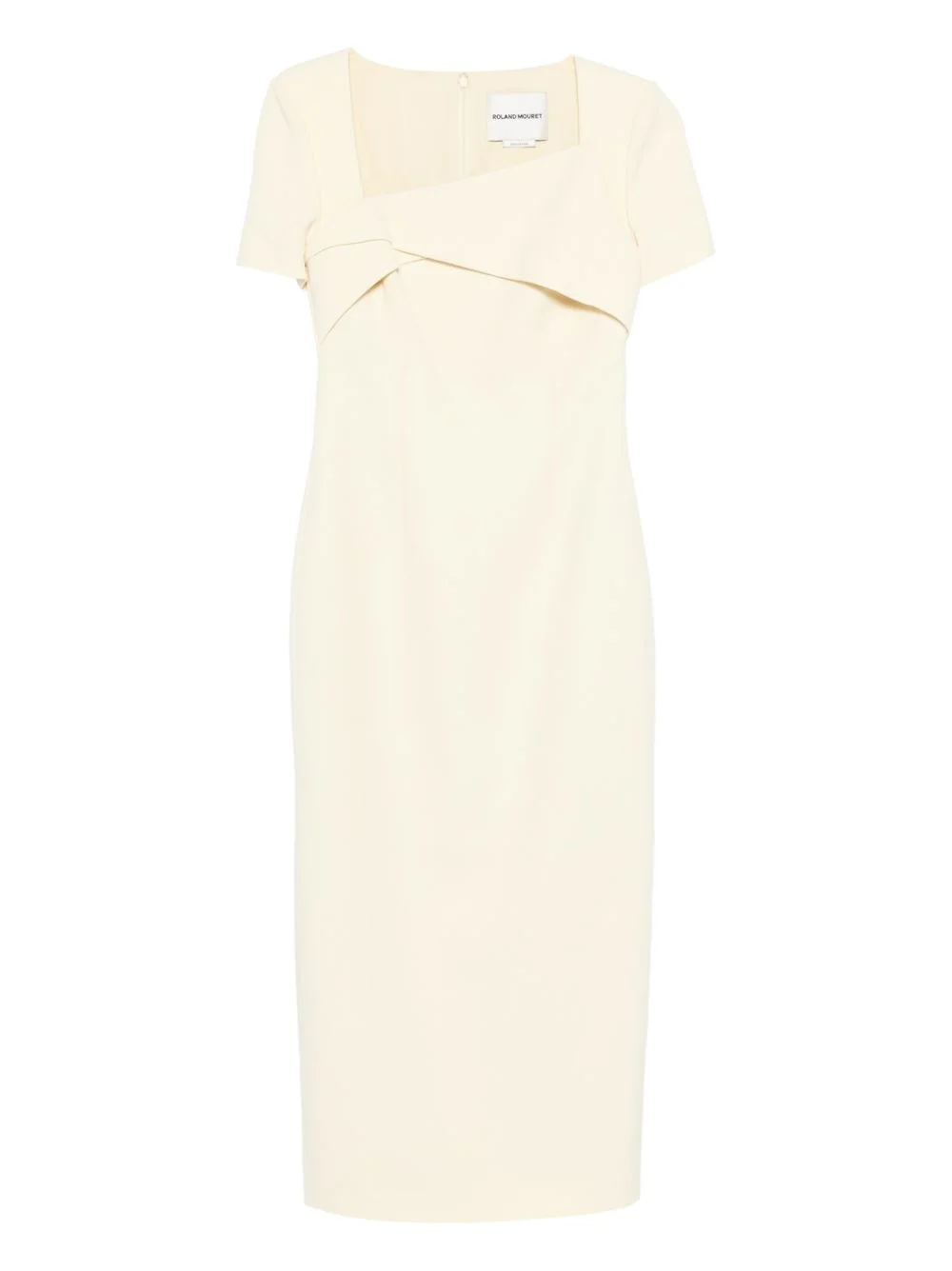 square-neck twisted maxi dress - 1