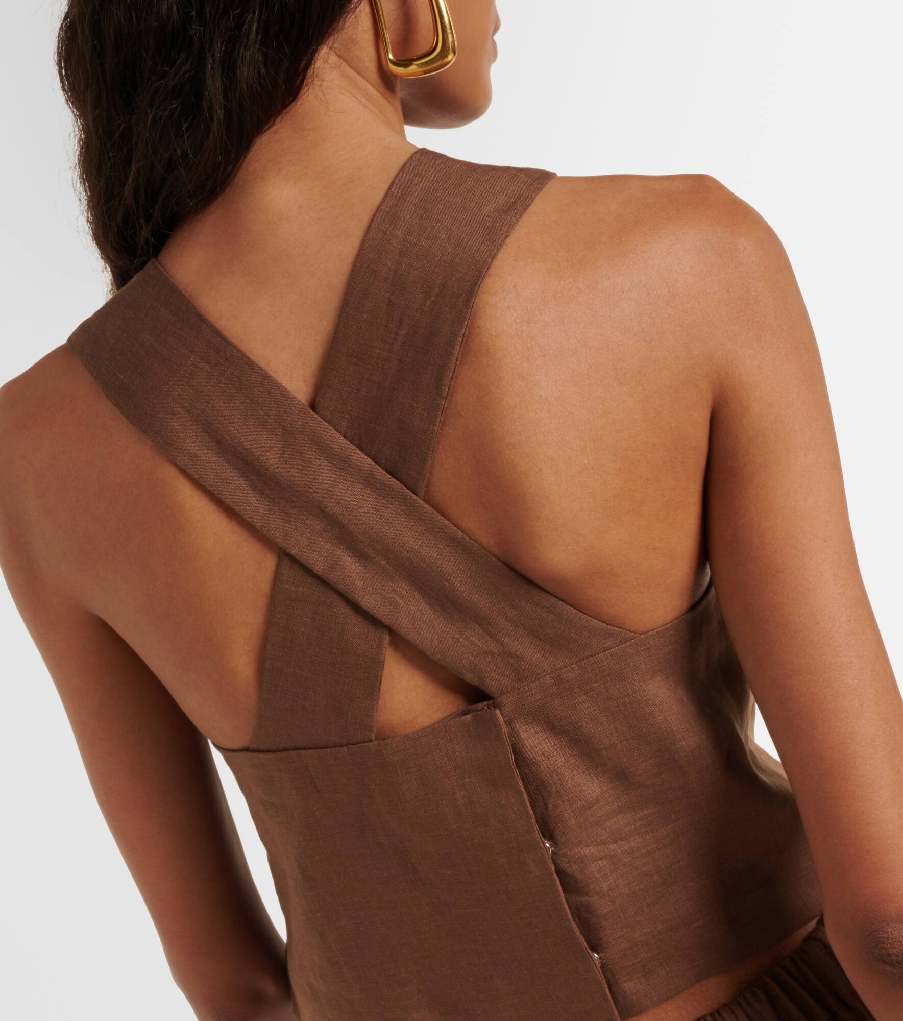 Cozumel linen tank top - 5