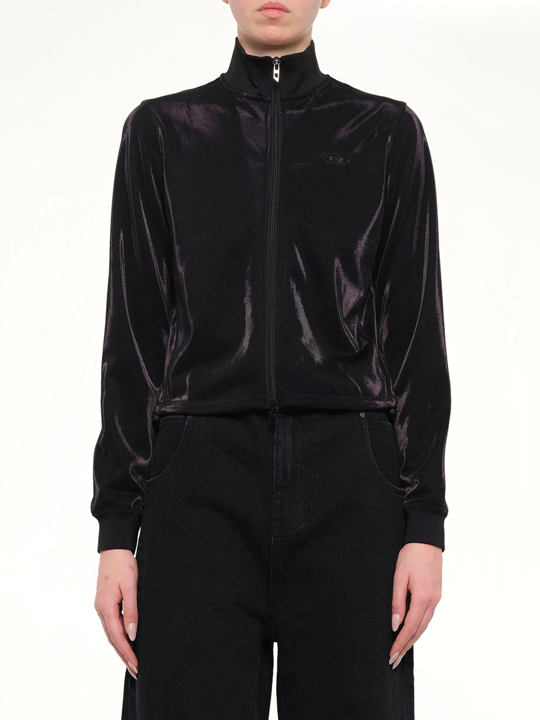 F-ROSY Track Top in Black - 1