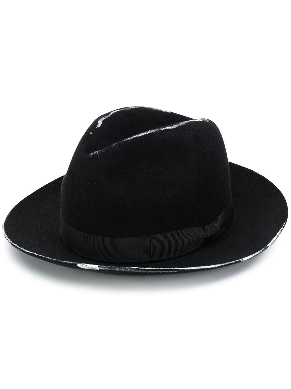 painted trilby hat - 1