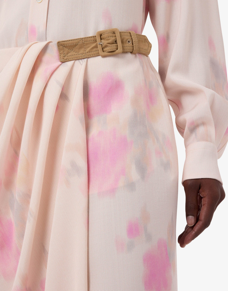 PRINTED WRAP SKIRT 3