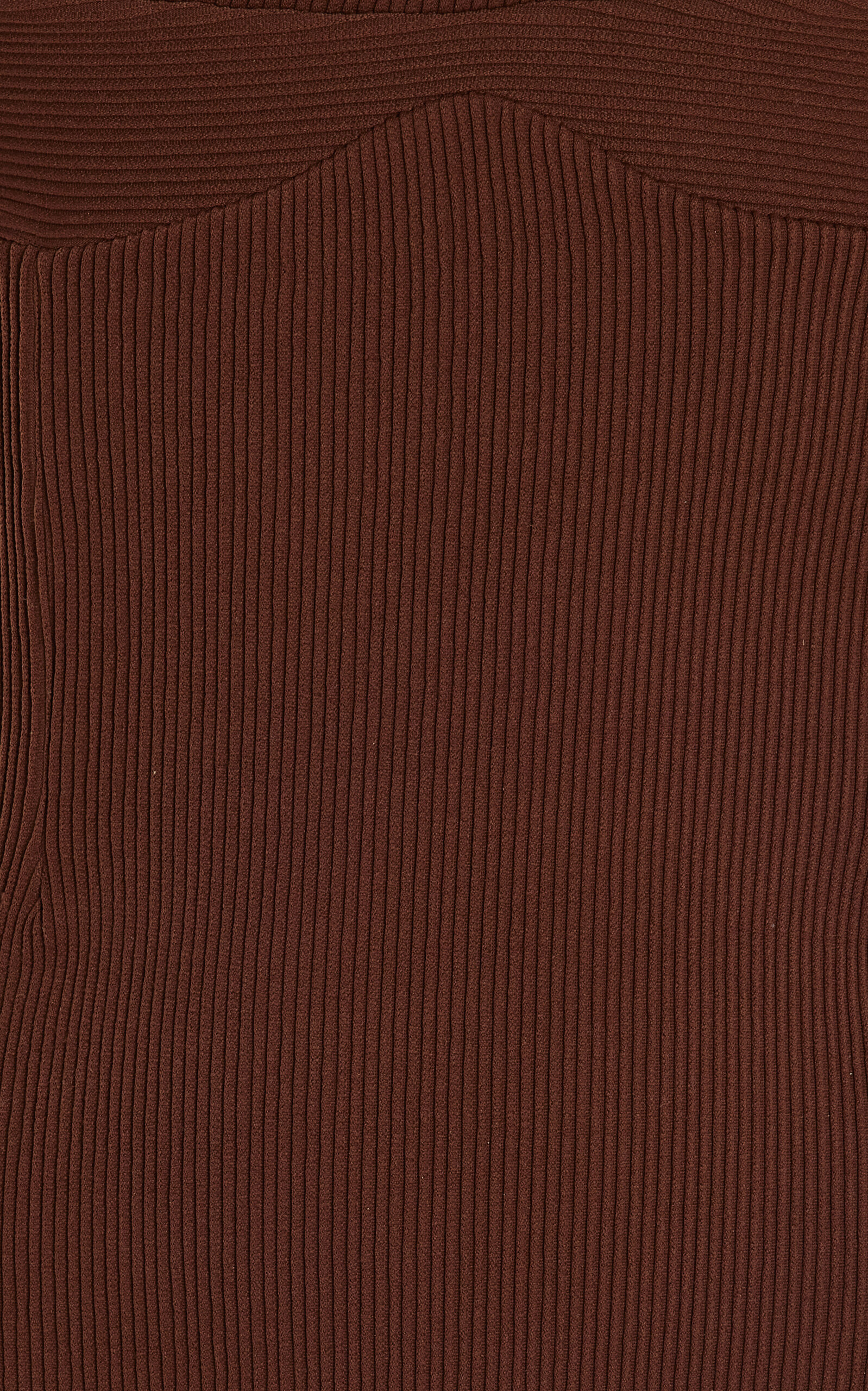 Monica Ribbed One-Piece Swimsuit brown - 4