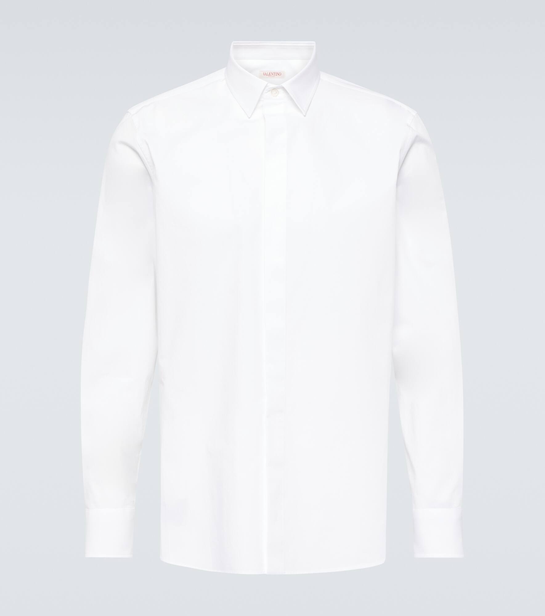 Cotton poplin shirt - 1