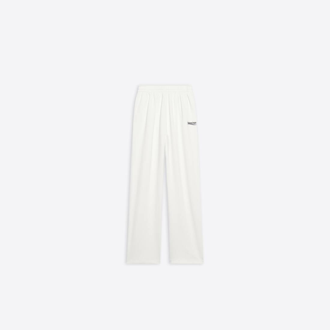 Men's Political Campaign Jogging Pants in White - 1