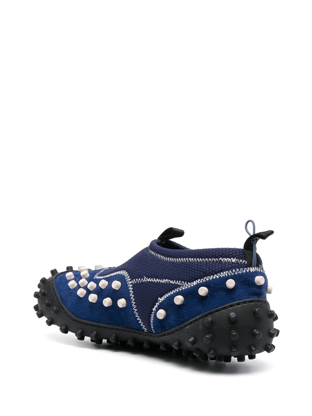 1000Chiodi suede slip-on sneakers - 3