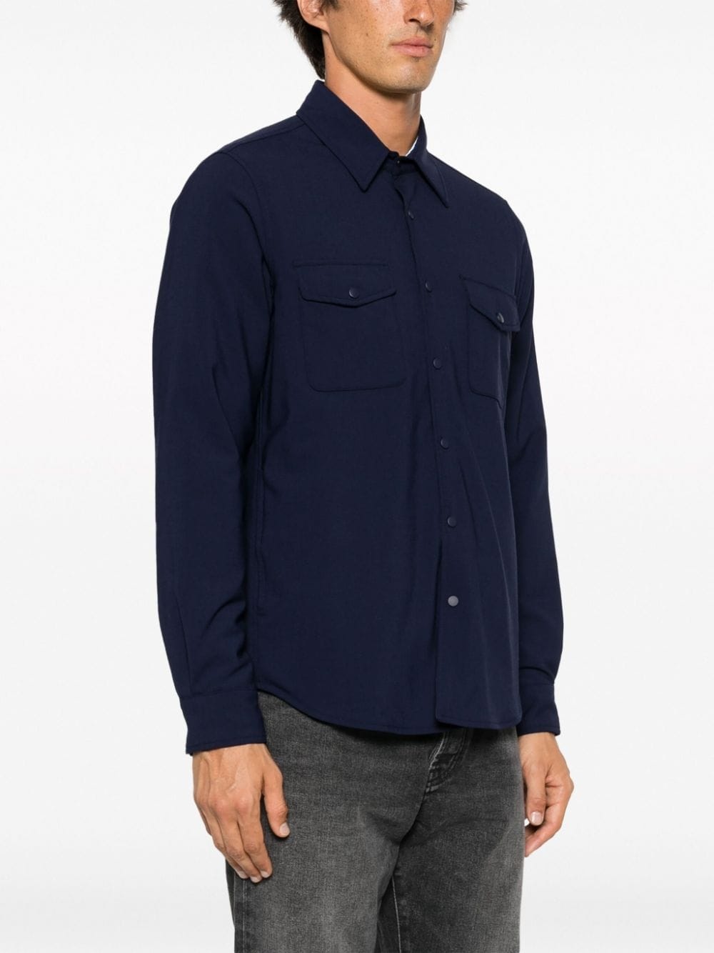 long-sleeve button-up shirt - 3