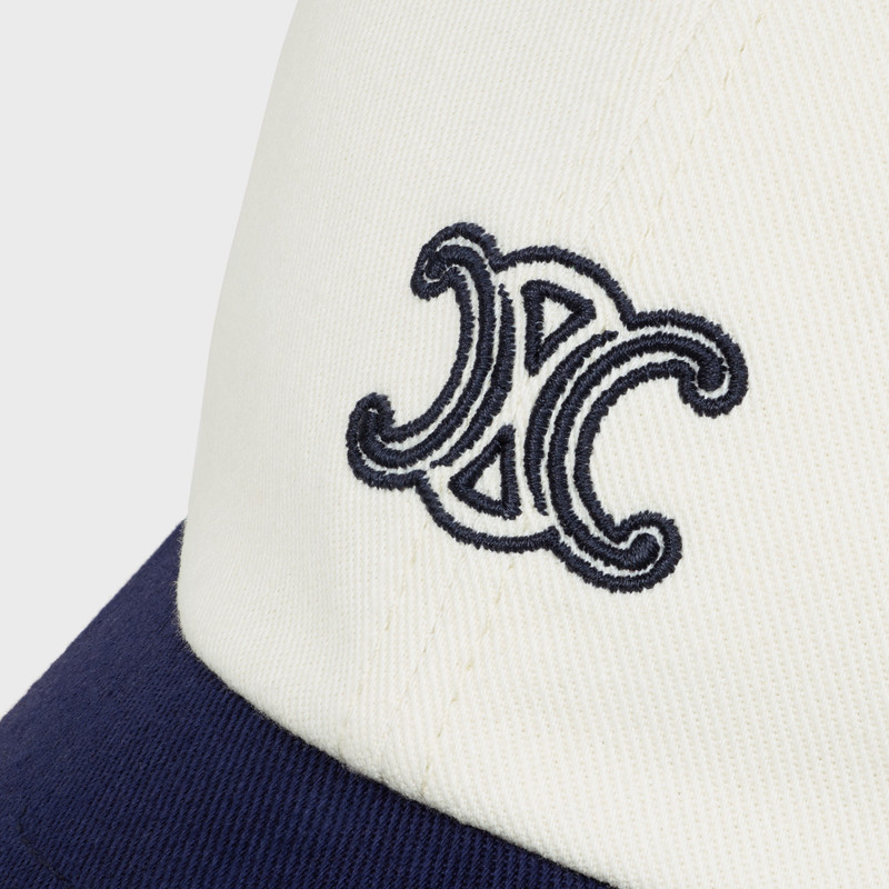 Triomphe richelieu cap IN cotton twill 5