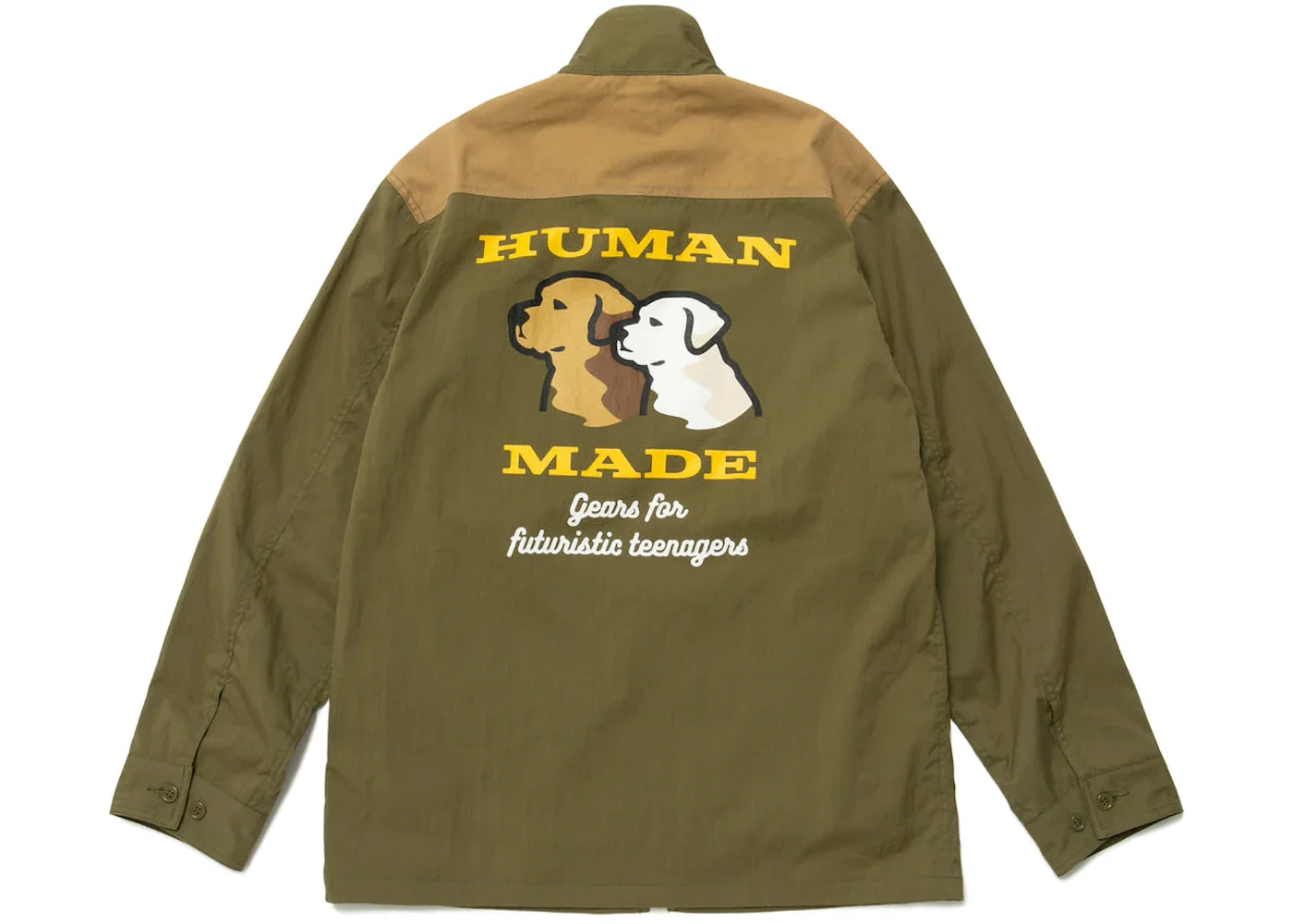Human Made Hunting Graphic Jacket Olive Drab - 1