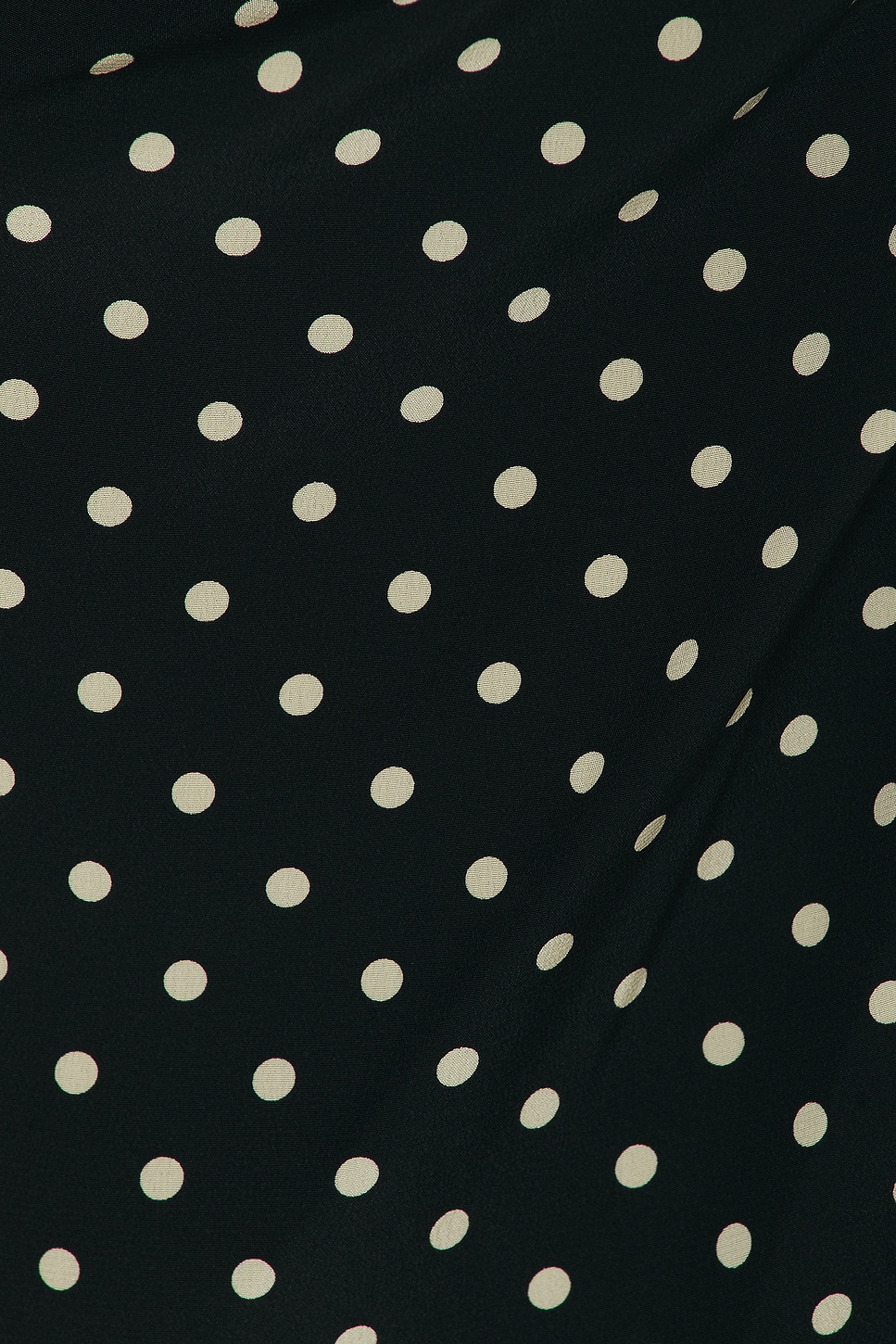 Crepe De Chine Pois Dress - 5