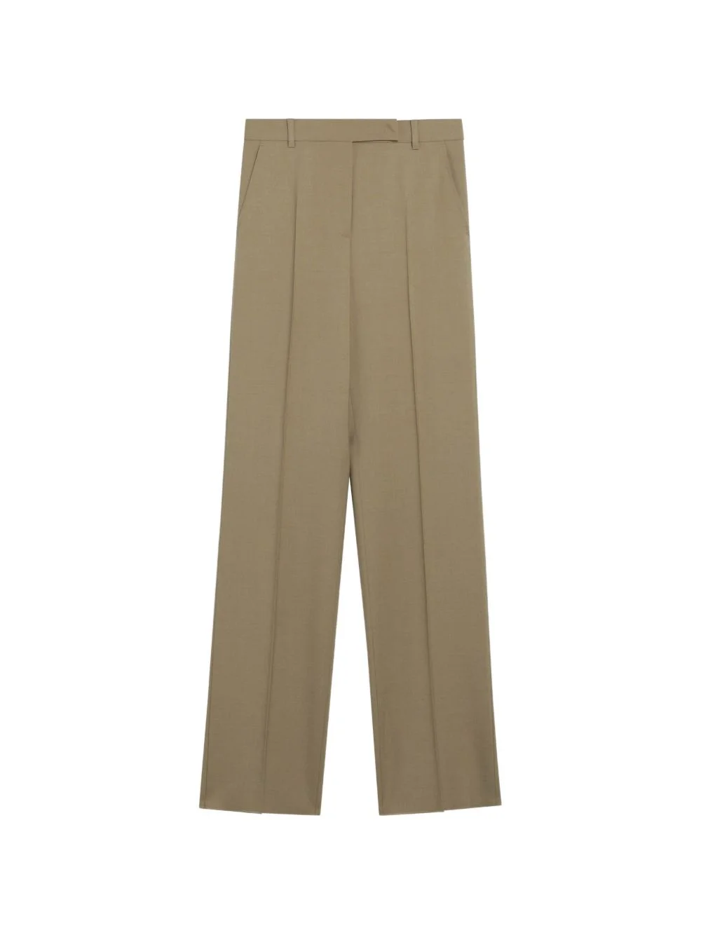 pressed-crease tailored trousers - 1