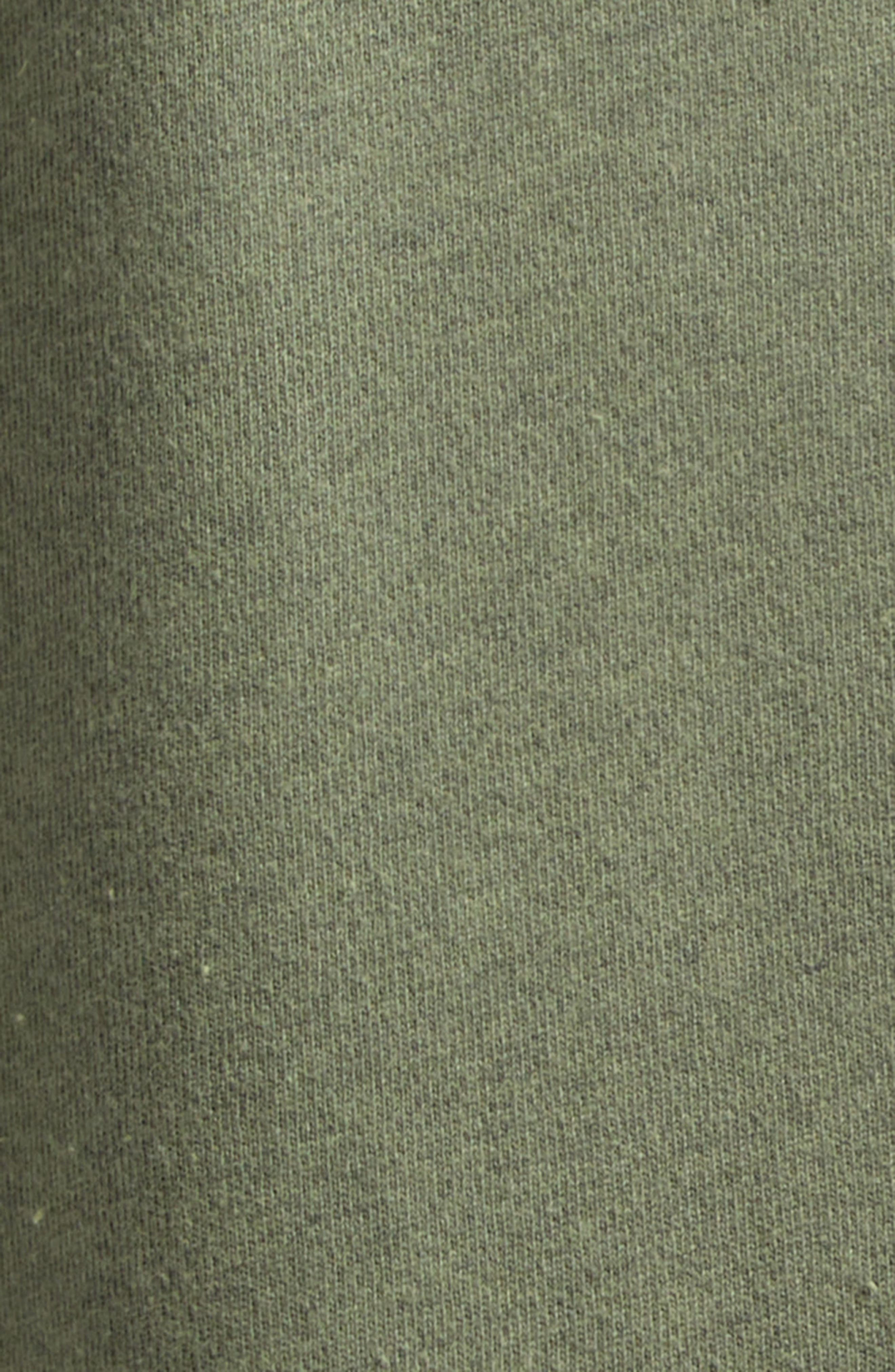 AMIRI Stencil Logo Oversize Cotton Hoodie in Olive at Nordstrom - 7