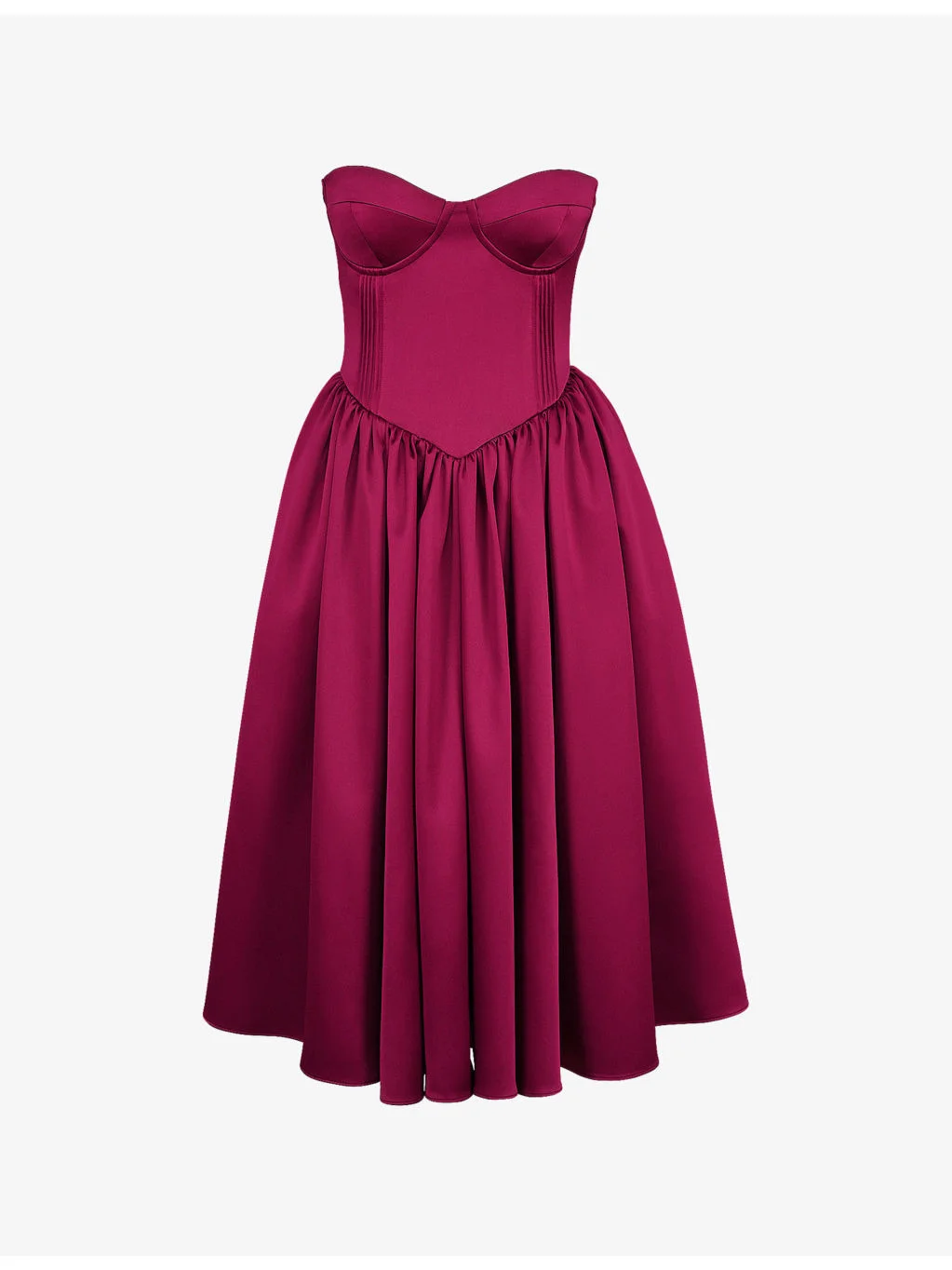 Coco Satin Midi Dress - 1