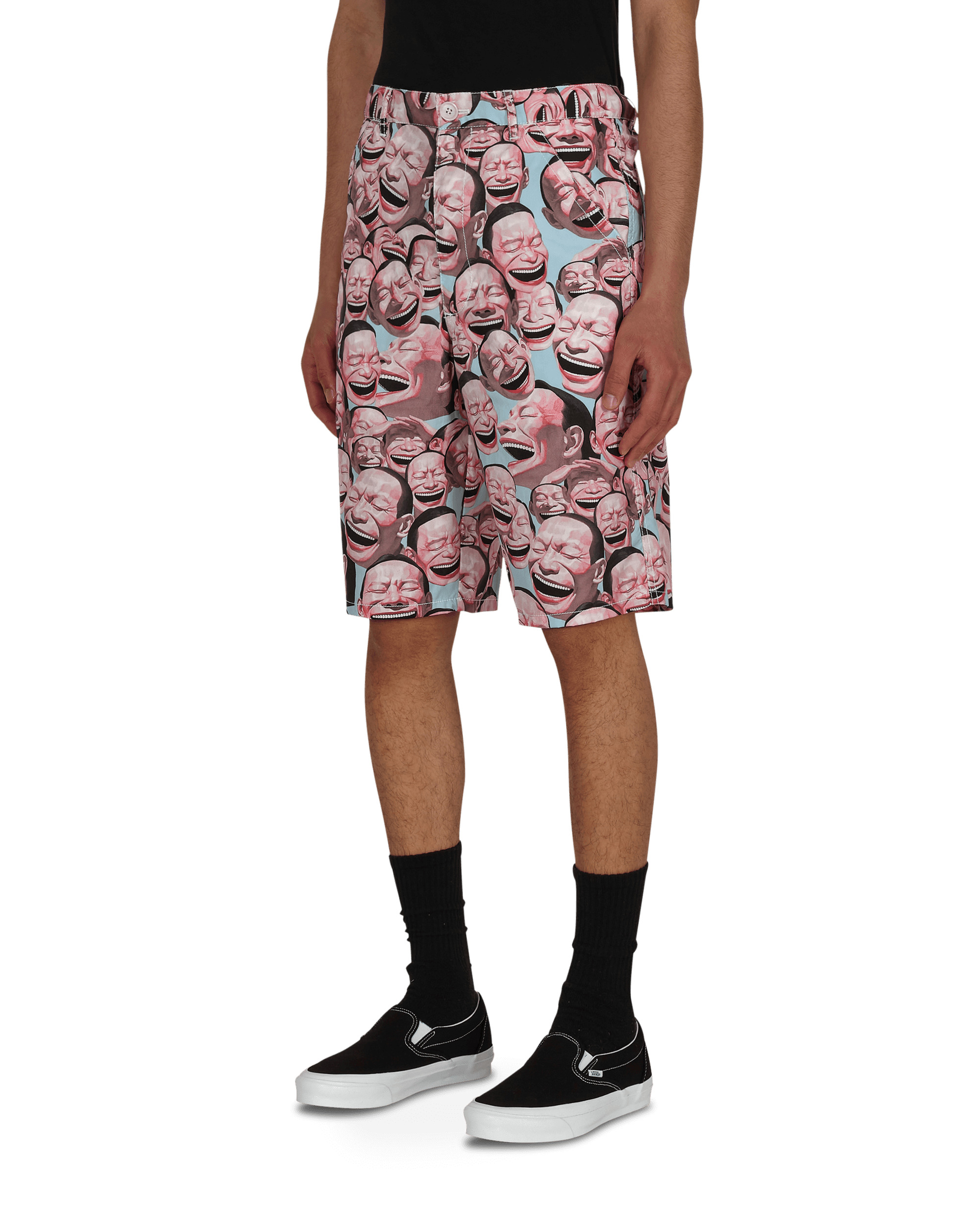 Yue Minjun Woven Shorts Multicolor - 3