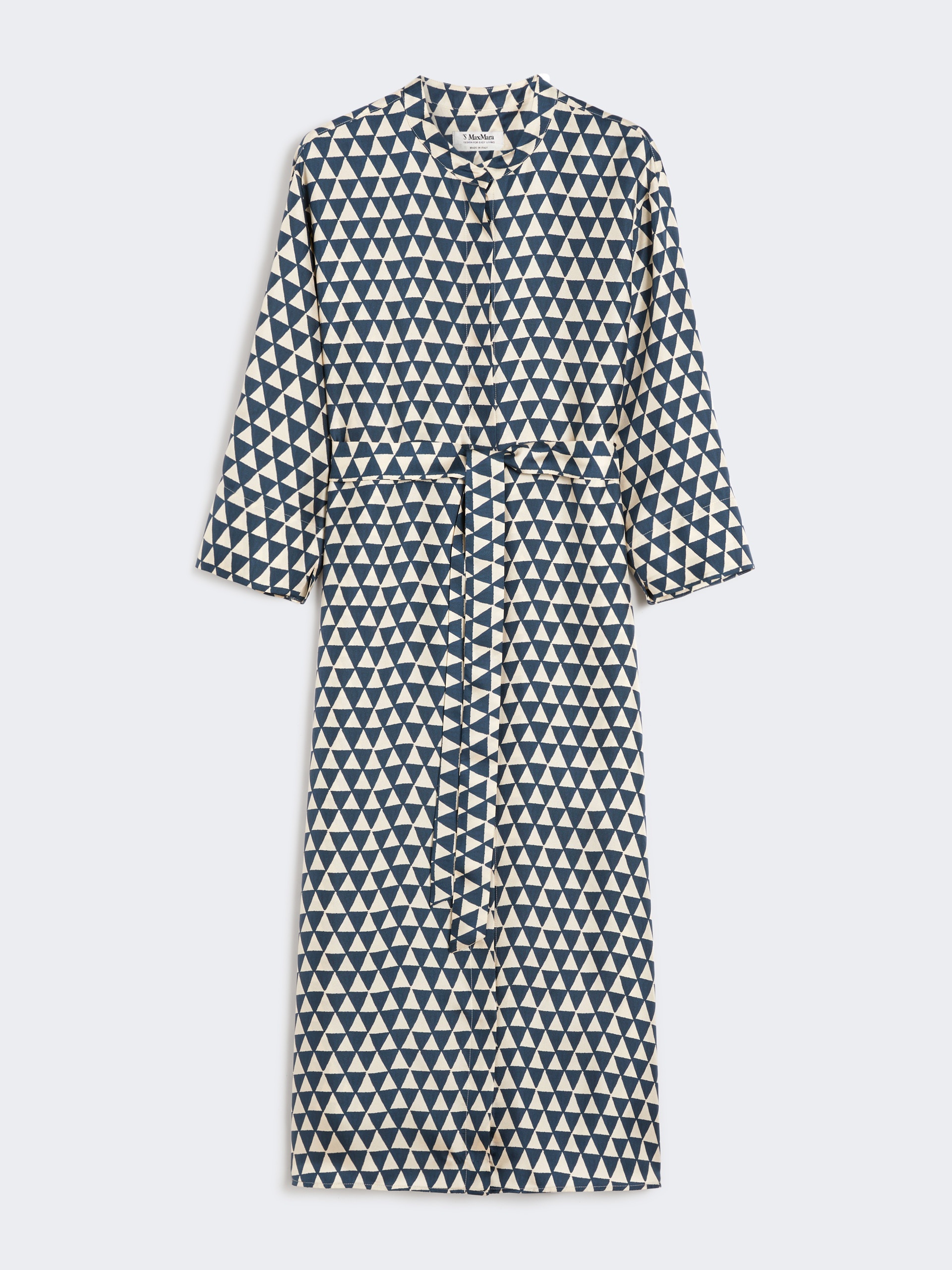 TIMESILK Printed silk twill kaftan - 1