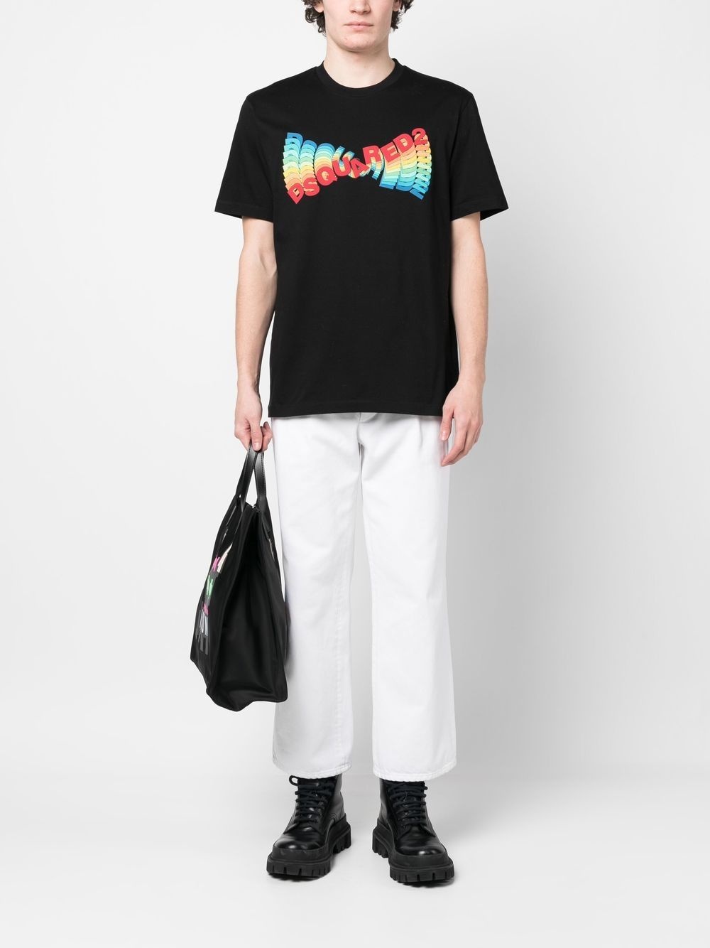 logo-print short-sleeve T-shirt - 2